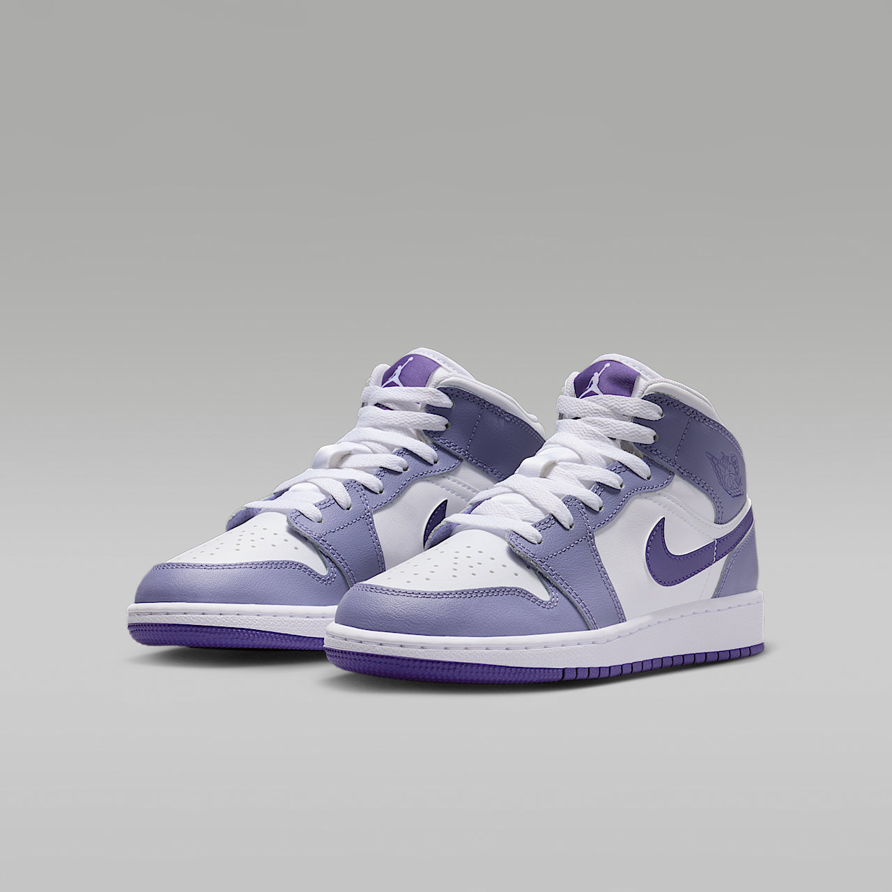 Nike Air Jordan sneaker Dusty Amethyst/Wit/Court Purple