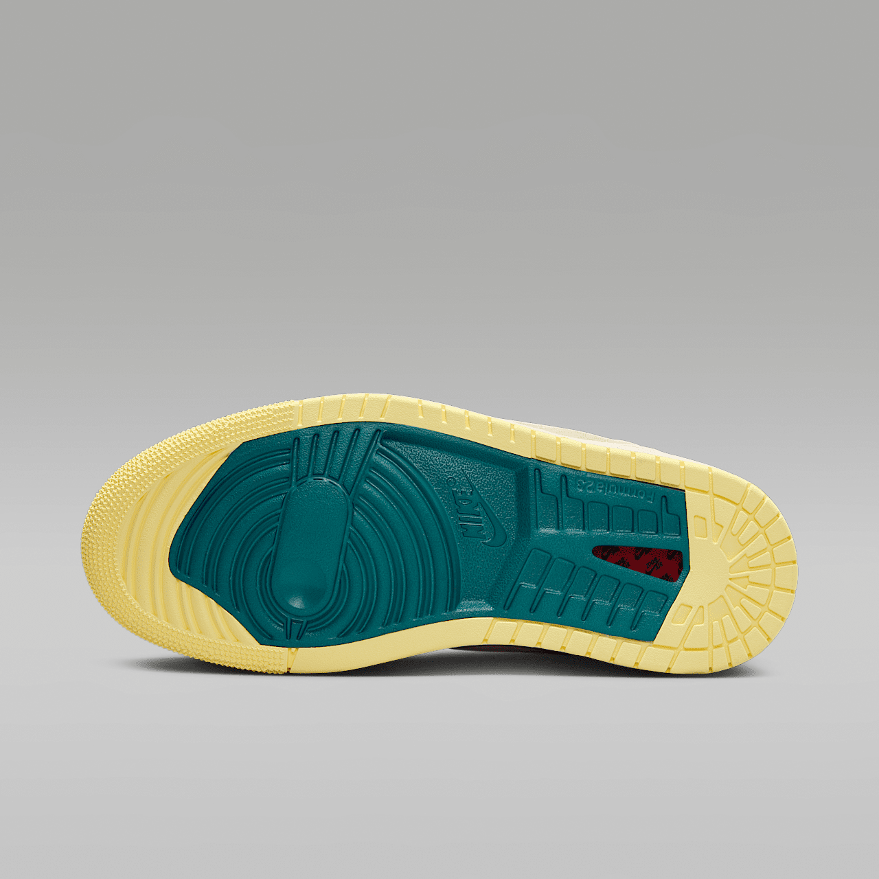 Nike Air Jordan 1 sneaker Citron Tint/Muslin/Sky J Teal/Dynamic Yellow