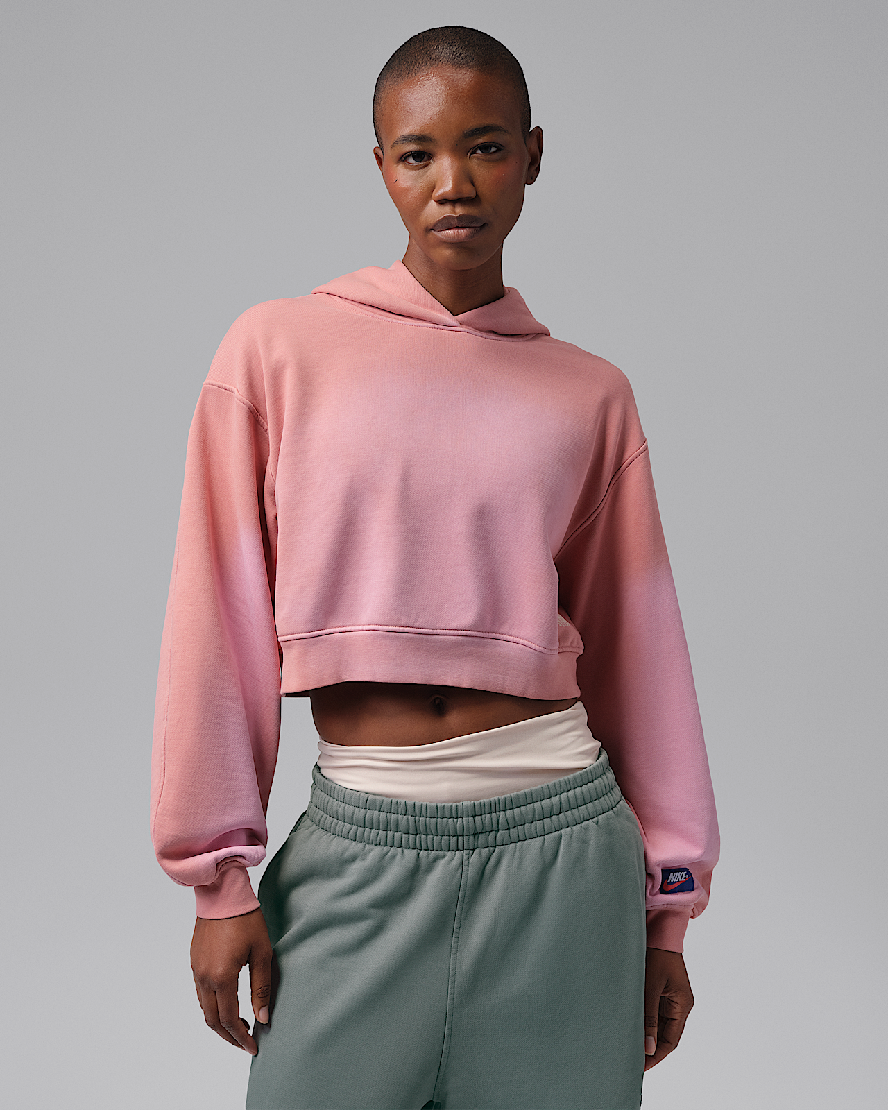 Женское худи Jordan Flight Fleece Mid Layer Cropped Hoodie
