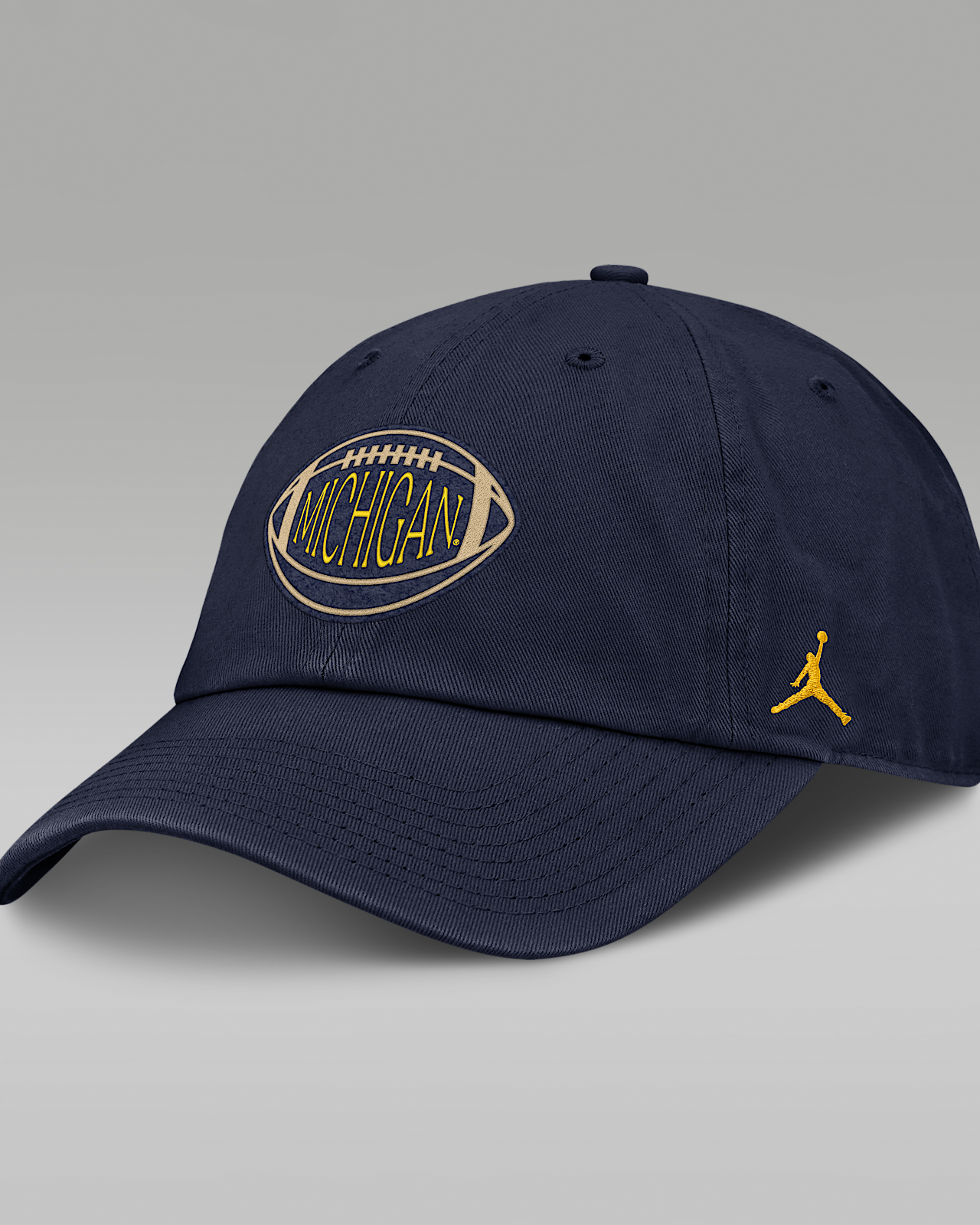 Мужские  Michigan Campus Prep Football Club Jordan Brand College Adjustable Hat для футбола