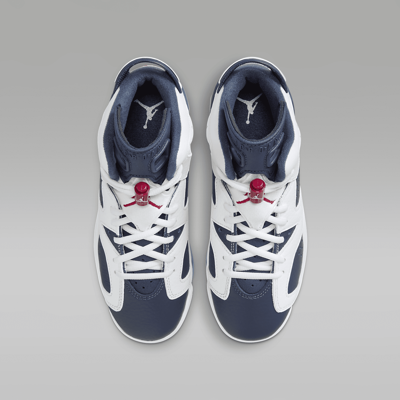 Nike Air Jordan sneaker Wit/Midnight Navy/Varsity Red