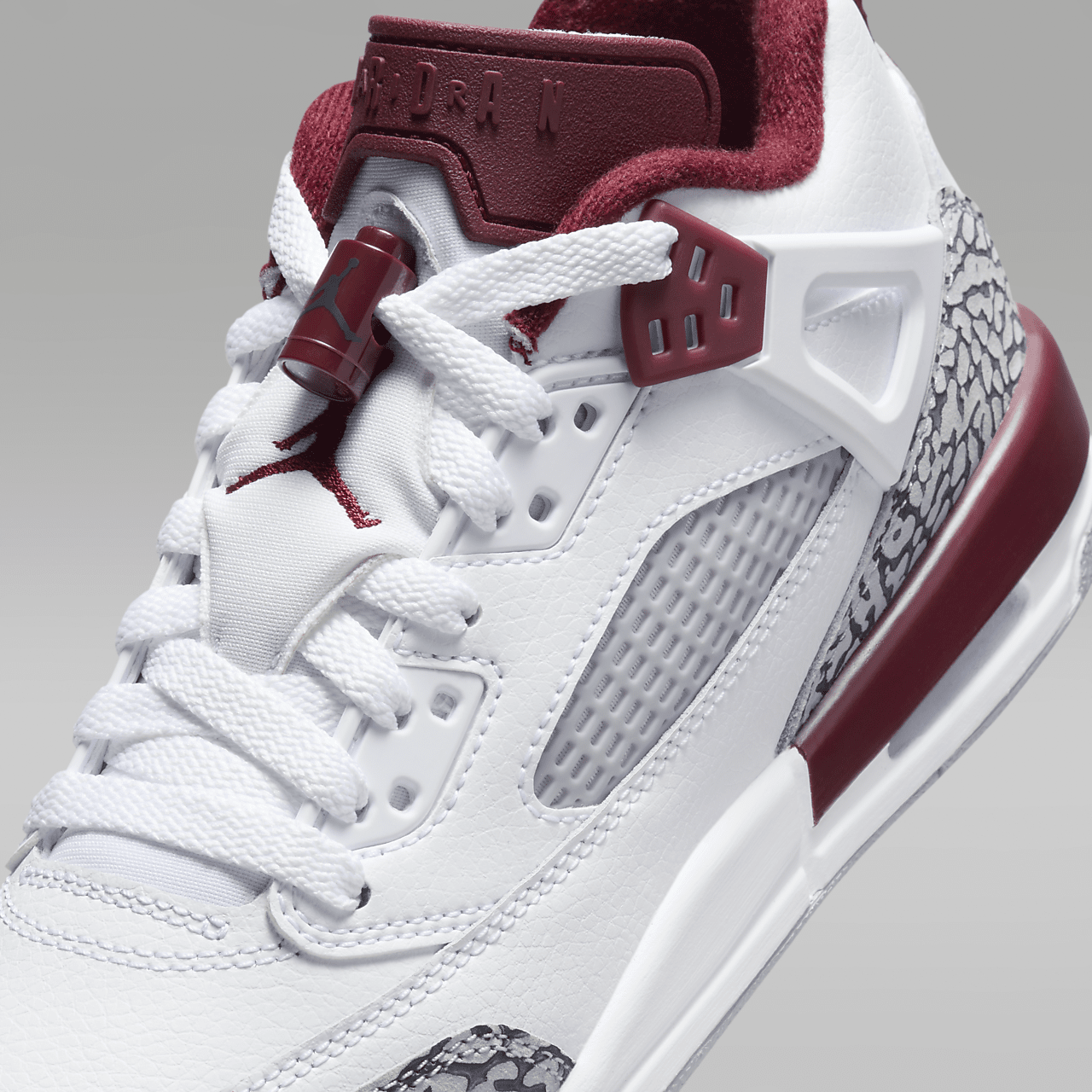 Nike Jordan Spizike Low sneaker Wit/Wolf Grey/Anthracite/Team Red