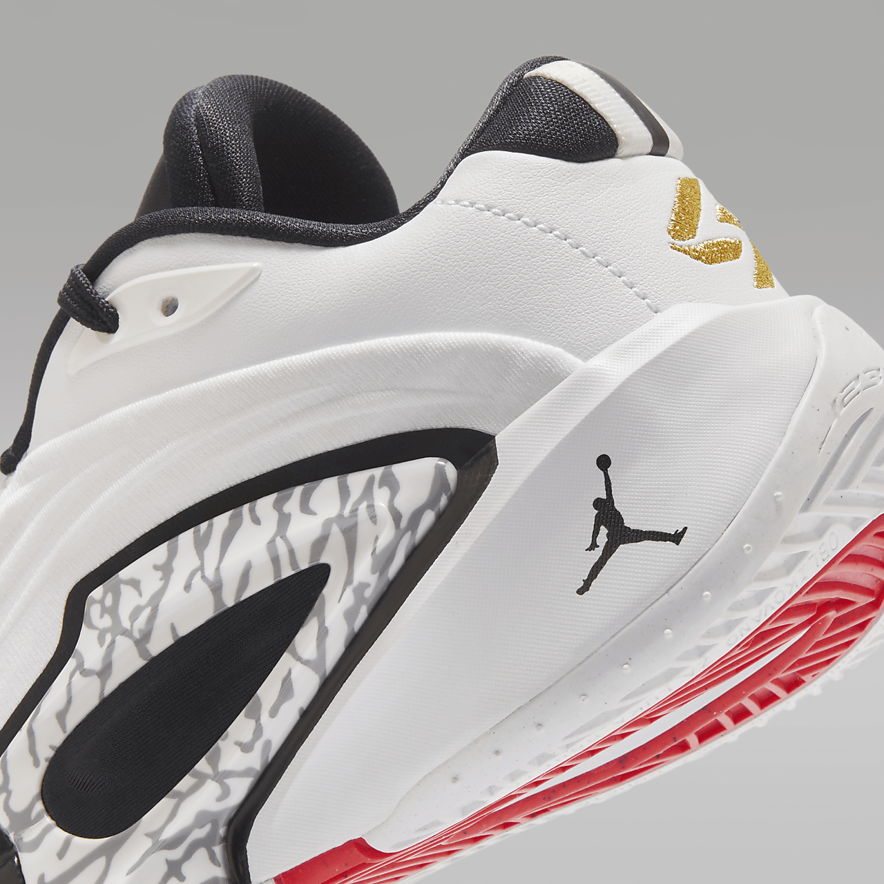 Nike  sneaker Wit/Zwart/Red Orbit/Metallic Gold