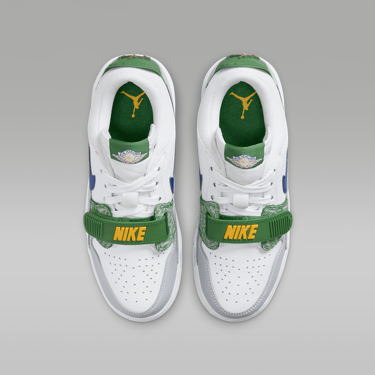 Nike Air Jordan Legacy sneaker Wit/Wolf Grey/Pine Green/Industrial Blue