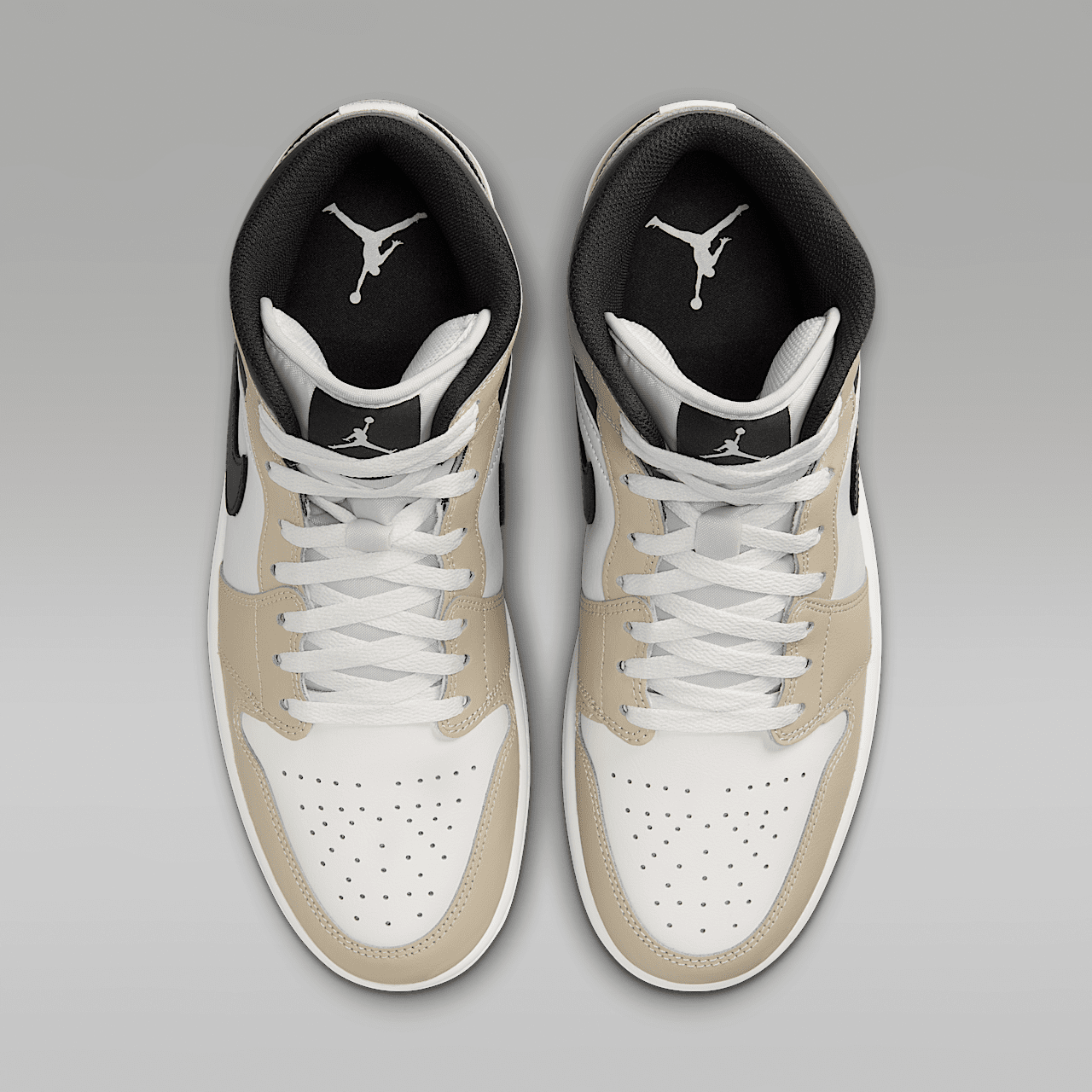 Nike Air Jordan 1 Mid sneaker Summit White/Rattan/Off Noir