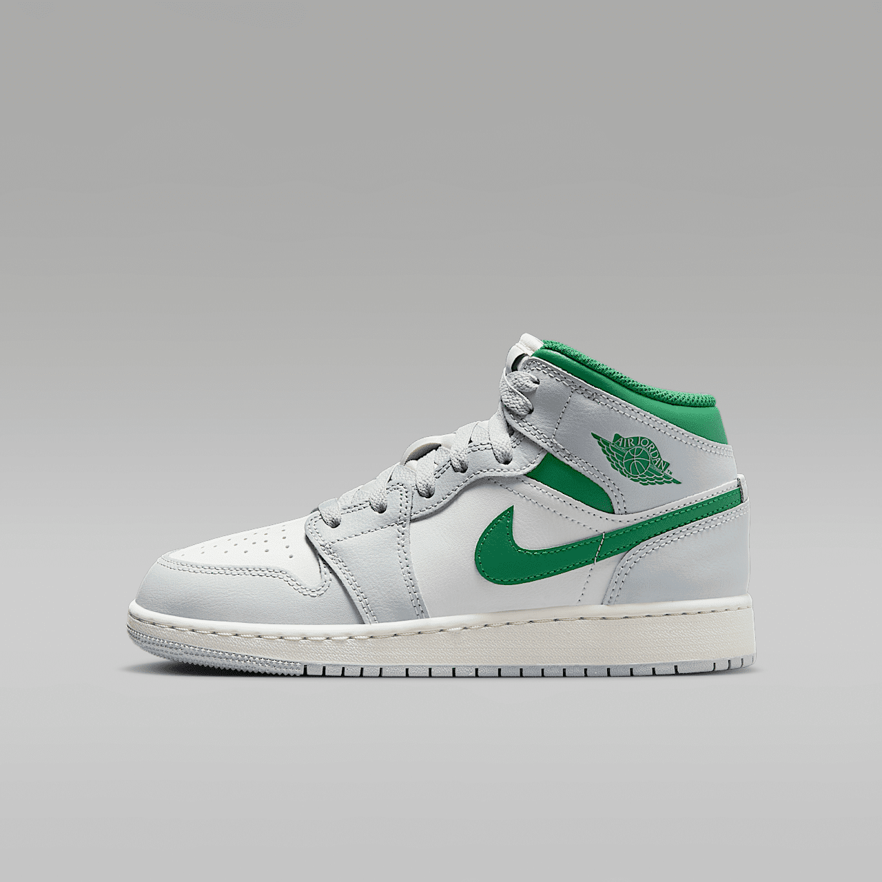 Nike Air Jordan 1 Mid sneaker Summit White/Pure Platinum/Sail/Pine Green