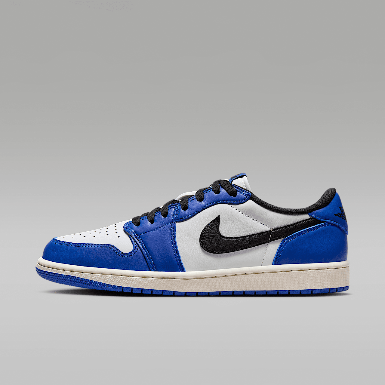 Nike Air Jordan 1 Low sneaker Wit/Game Royal/Sail/Zwart