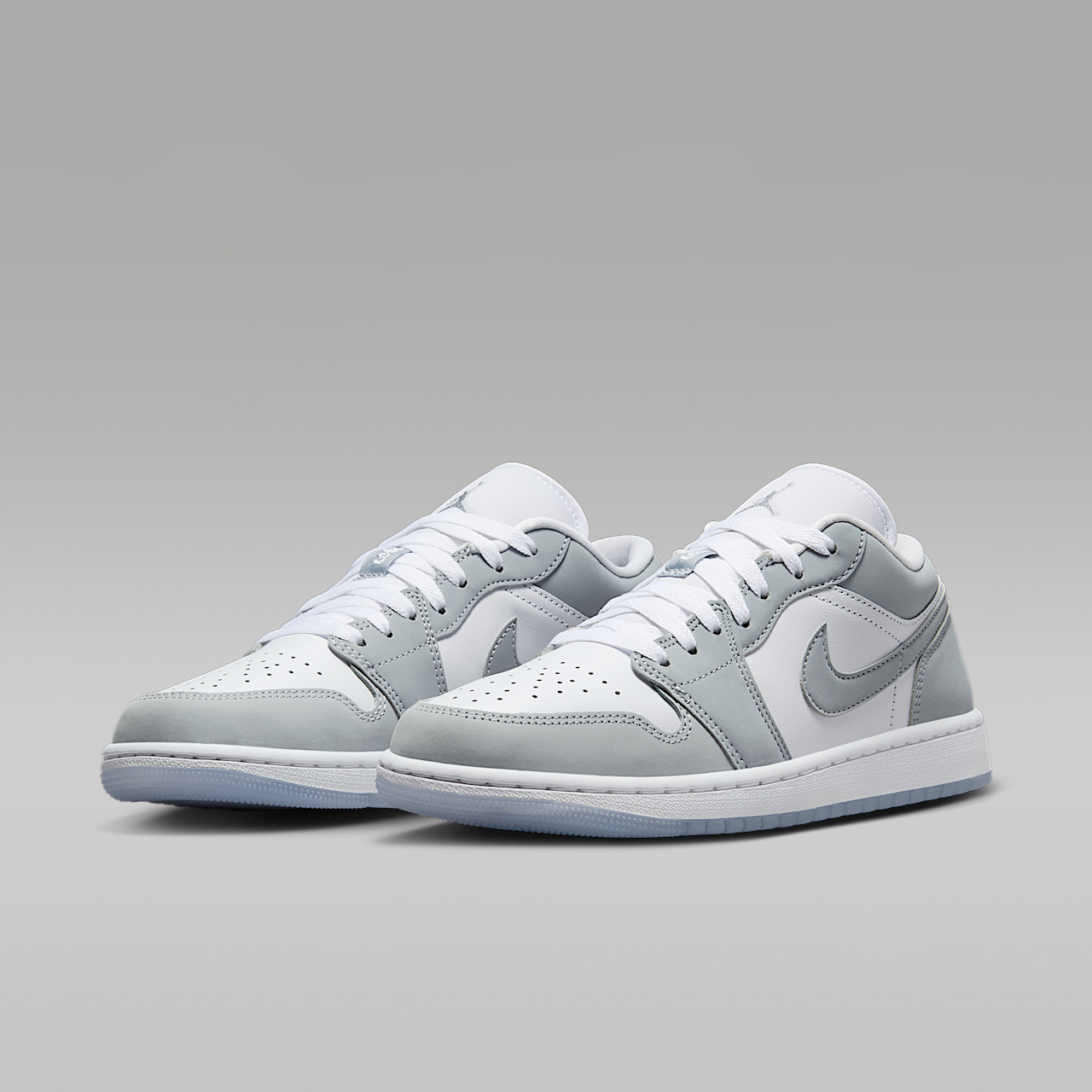 Nike Air Jordan 1 Low sneaker Wit/Aluminum/Wolf Grey
