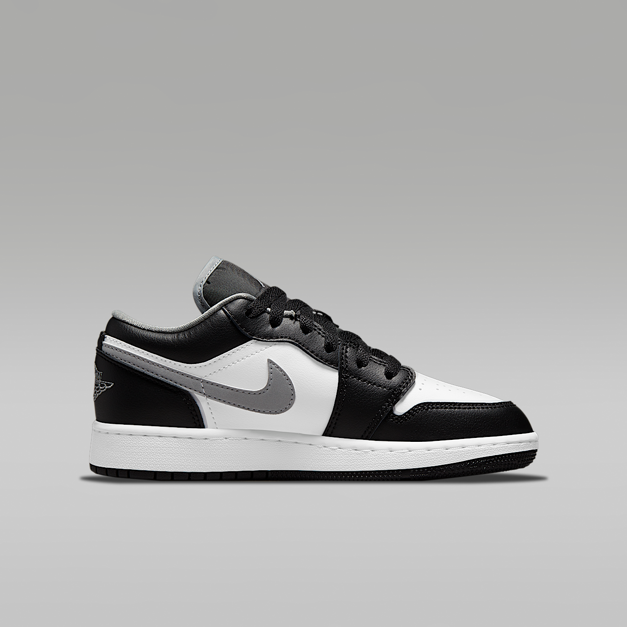 Nike Air Jordan 1 Low sneaker Zwart/Wit/Particle Grey