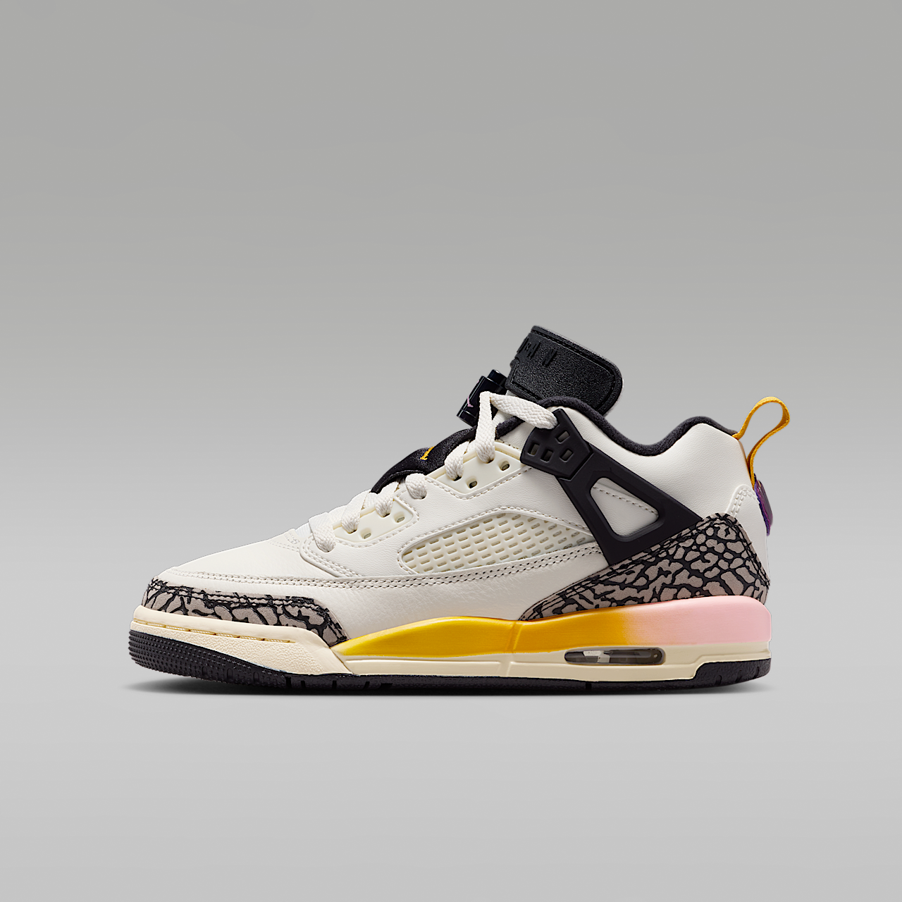 Nike Jordan Spizike Low sneaker Sail/Oil Grey/Muslin/Dark Sulfur