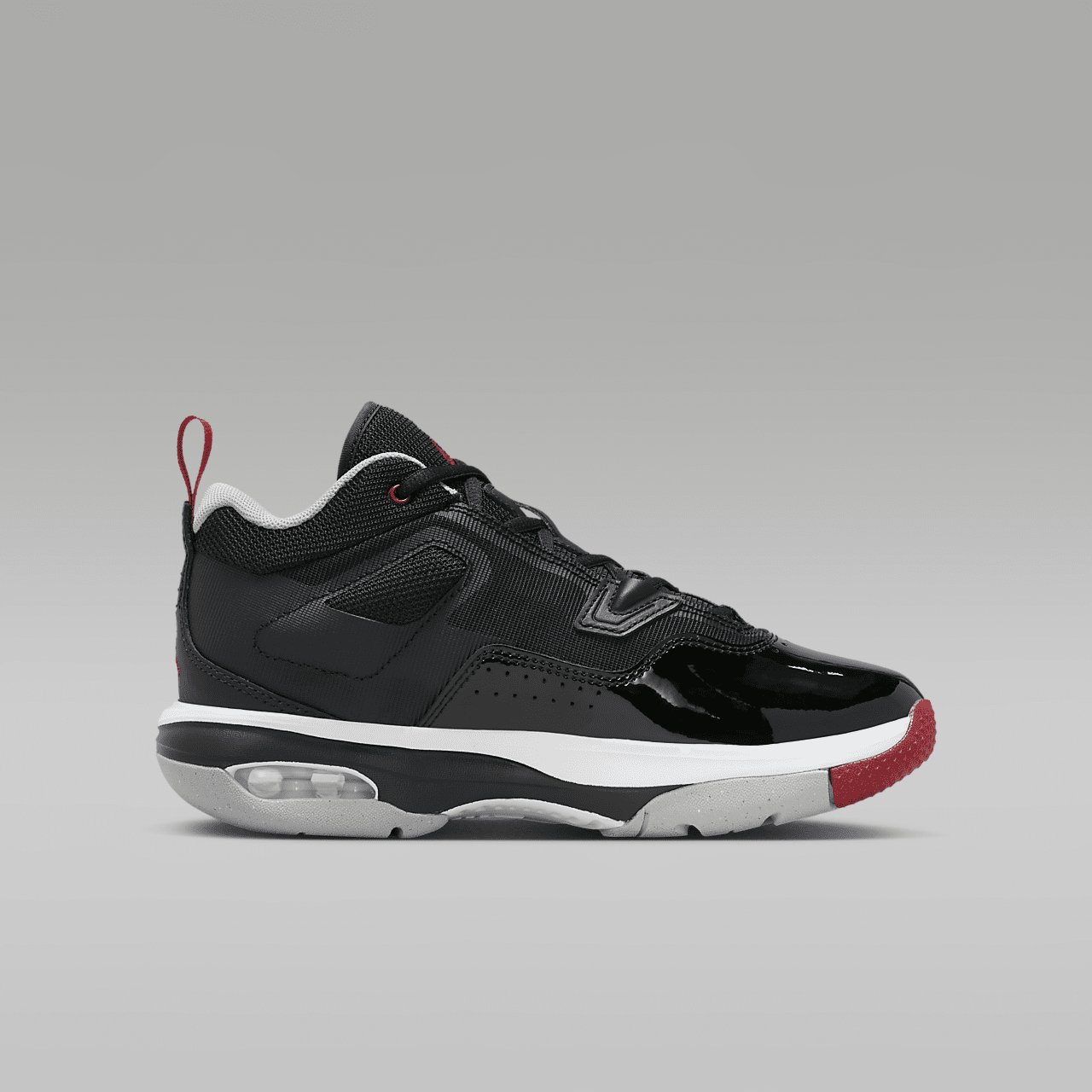 Nike  sneaker Zwart/Wit/Wolf Grey/Varsity Red