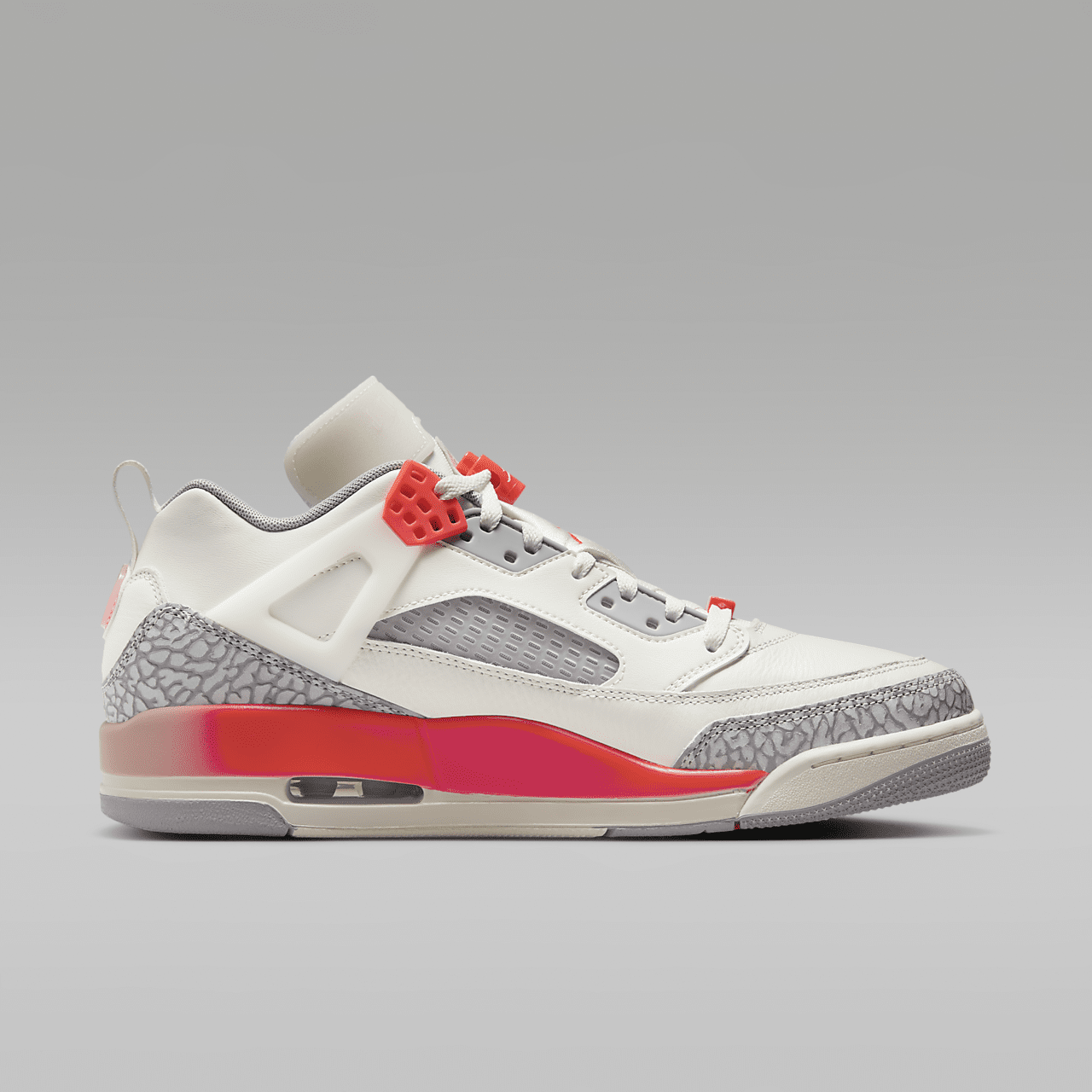 Nike Jordan Spizike Low sneaker Sail/Wolf Grey/Cement Grey/Infrared 23