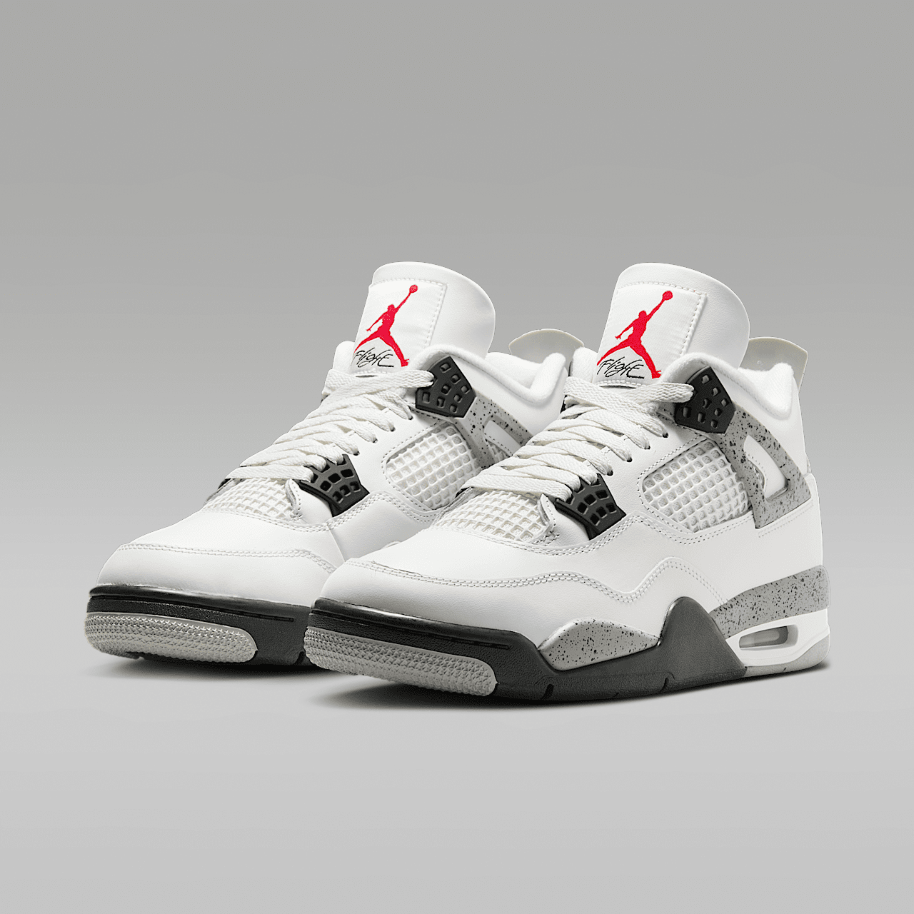 jordan 4 white cement grey