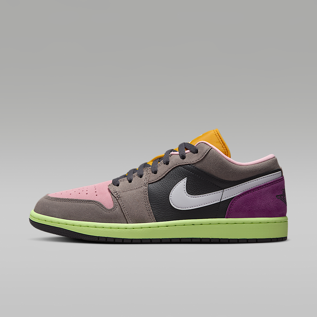 Nike Air Jordan sneaker Oil Grey/Cave Stone/Arctic Punch/Wit