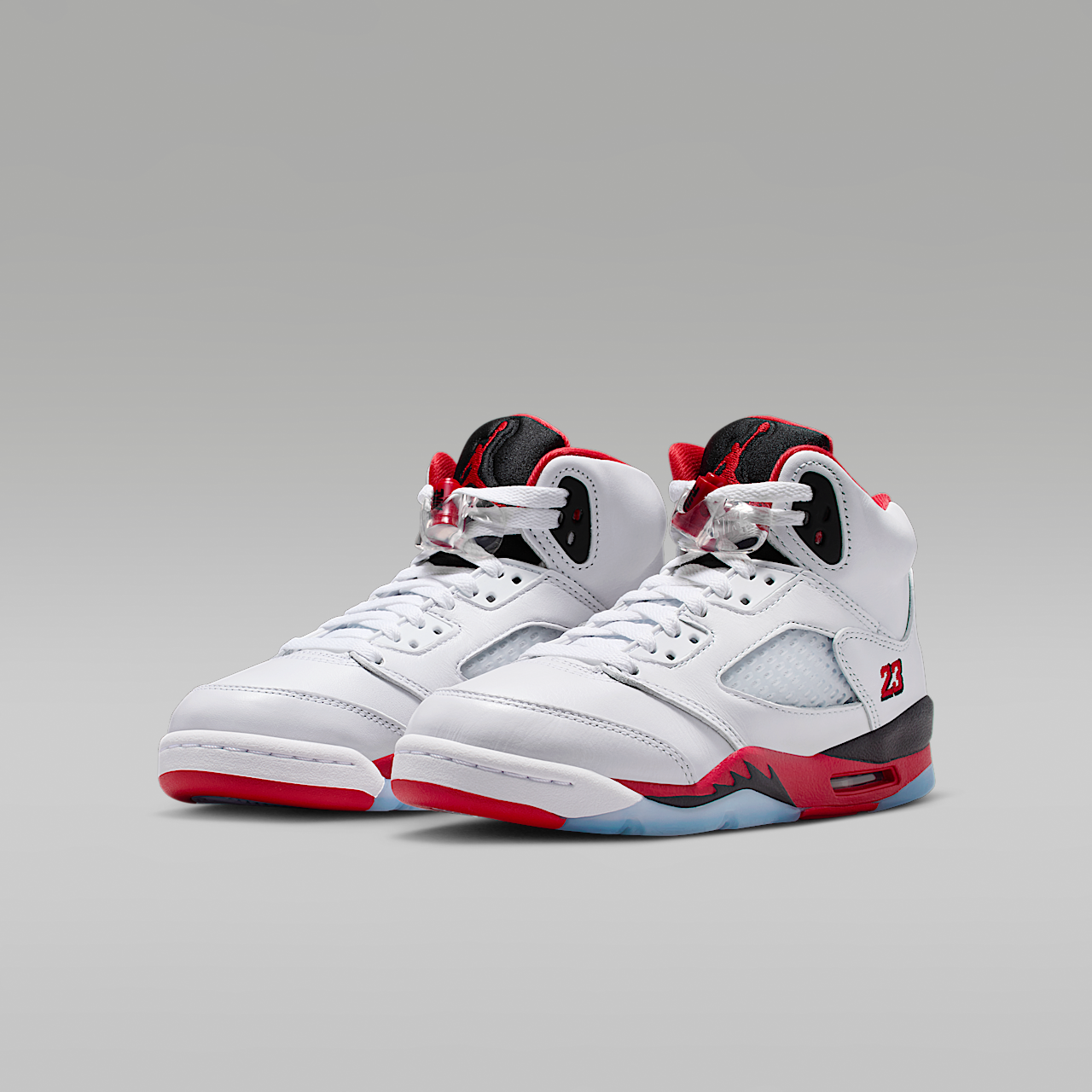 Nike Air Jordan sneaker Wit/Zwart/Fire Red