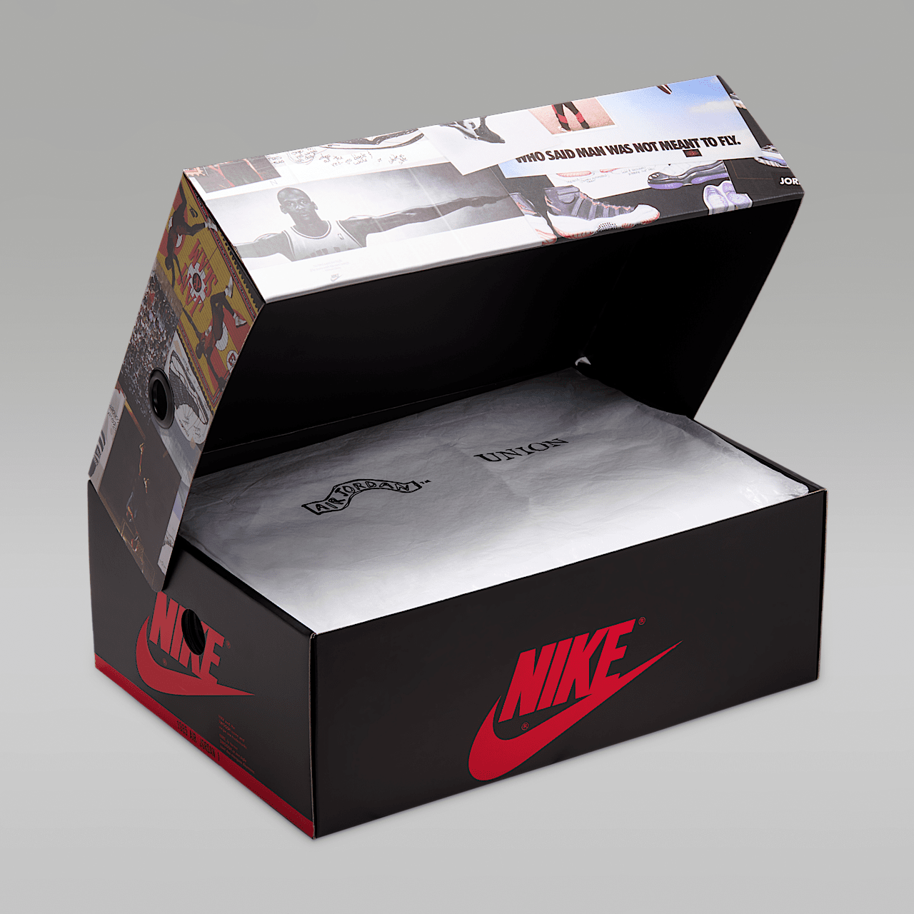Nike Air Jordan 1 sneaker Varsity Red/Sail/Shadow Grey/Zwart