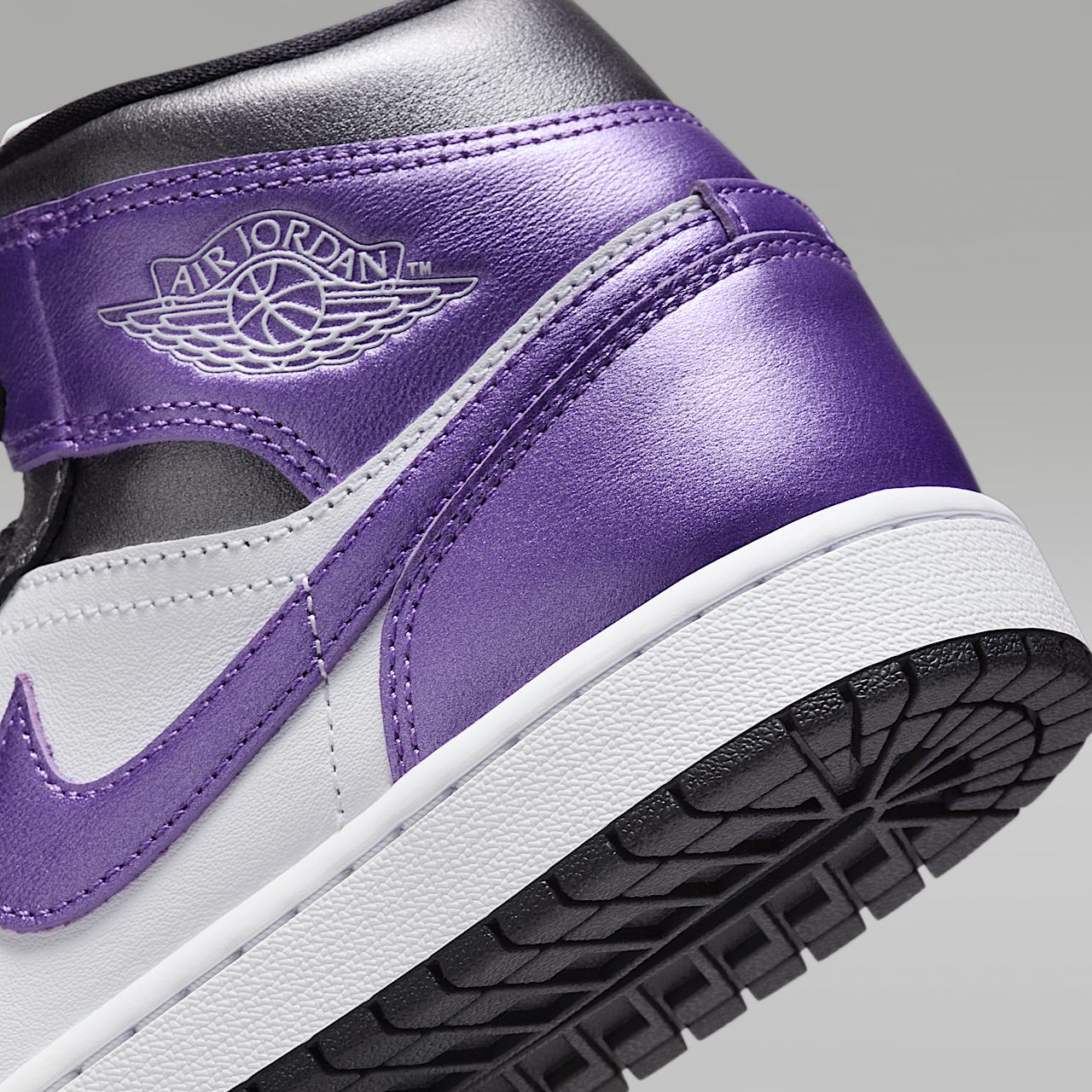 Nike Air Jordan sneaker Wit/Zwart/Grape Ice