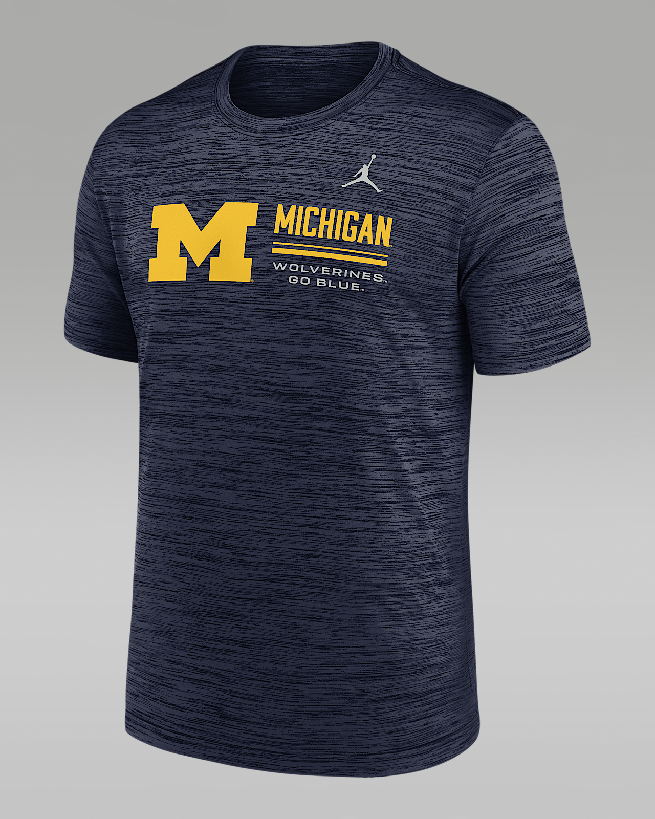 Мужская футболка Michigan Sideline Velocity Jordan Brand Dri-FIT College