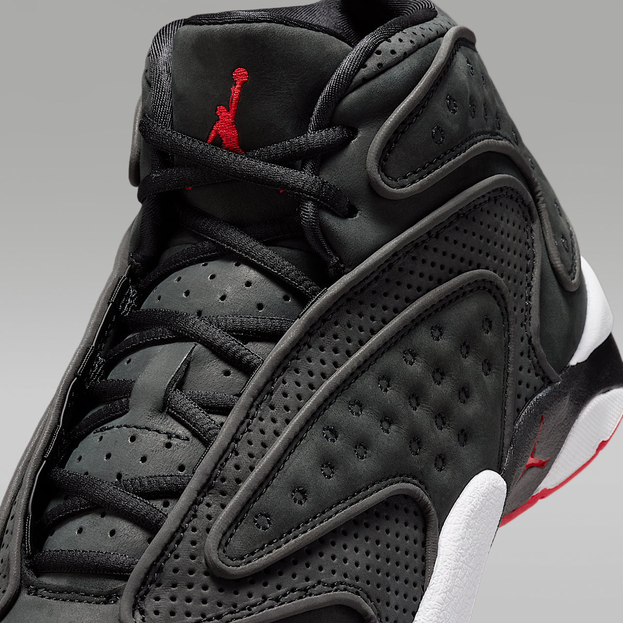 Nike Air Jordan sneaker Zwart/Wit/University Red