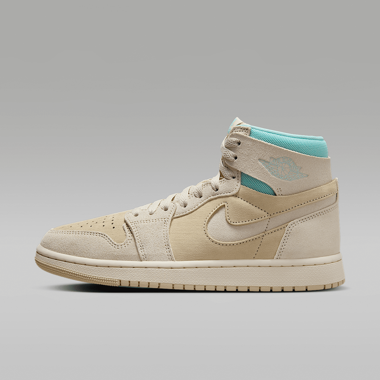 Nike Air Jordan 1 sneaker Coconut Milk/Light Dew/Sail/Legend Light Brown