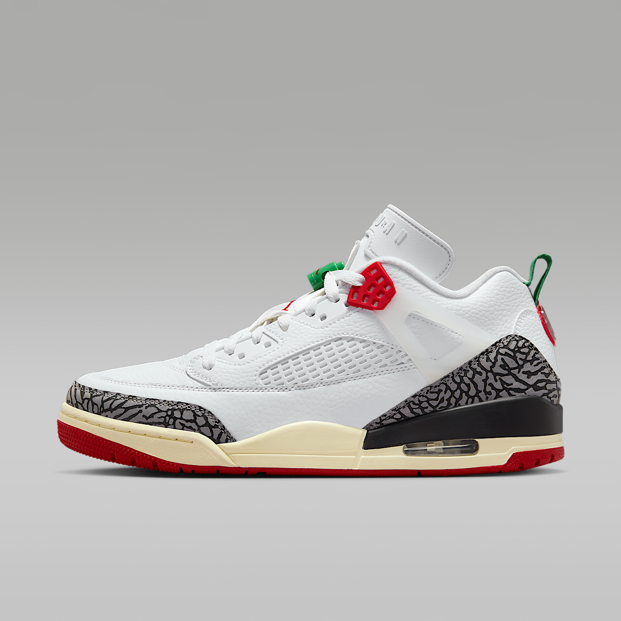 Nike Jordan Spizike Low sneaker Wit/Zwart/Sail/Varsity Red