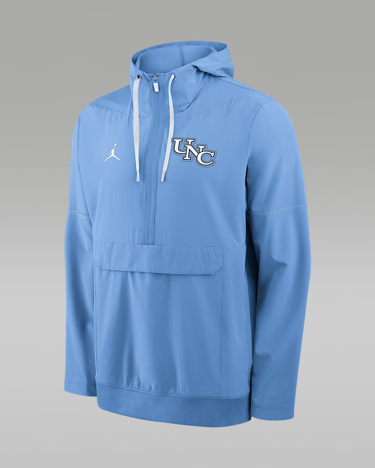 Мужская куртка North Carolina Sideline Anorak Jordan Brand College 1/2-Zip Hooded