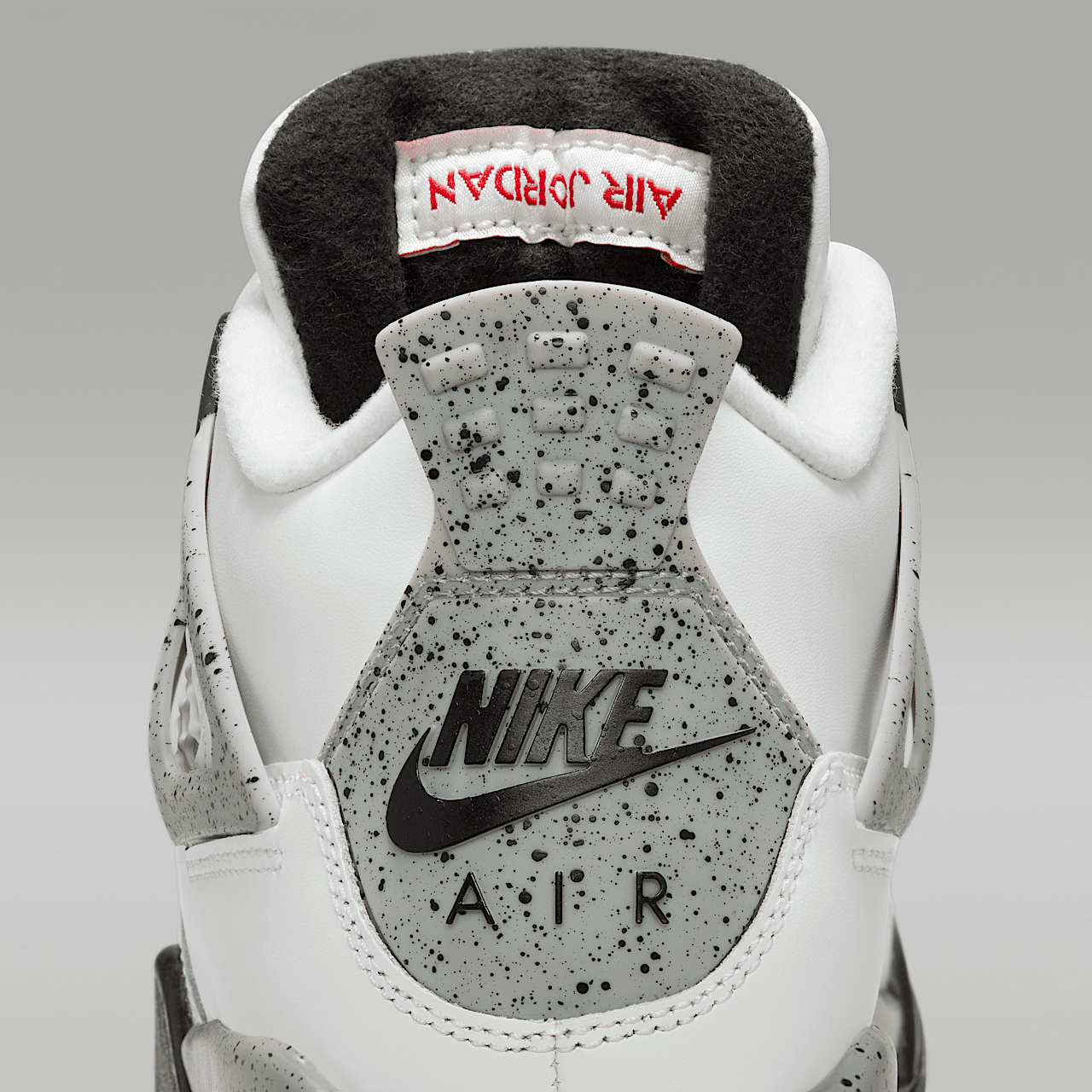 Nike Air Jordan sneaker Summit White/Cement Grey/Zwart/Fire Red