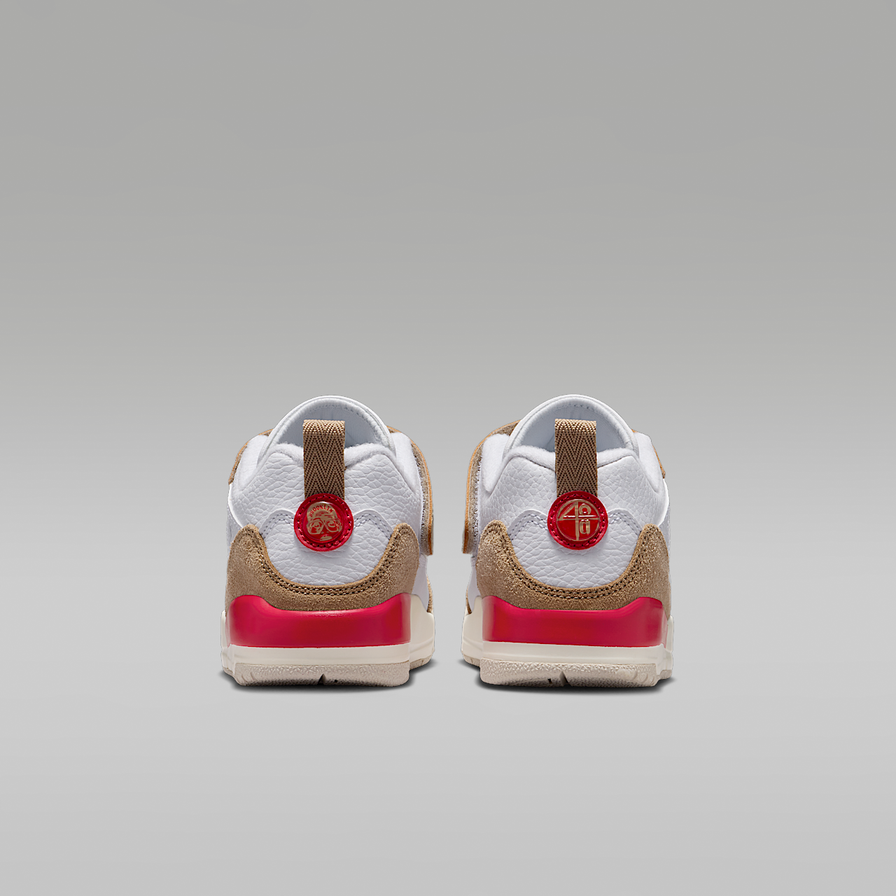 Nike Jordan Spizike Low sneaker Wit/Desert Camo/Sail/Fire Red