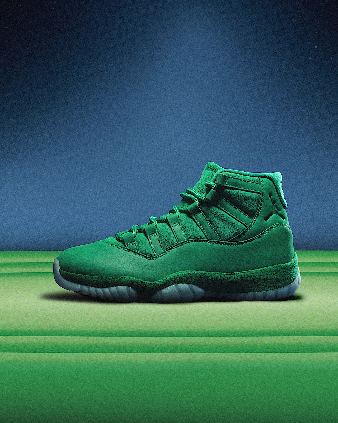 Unisex кроссовки Air Jordan 11 Retro "Green Screen"