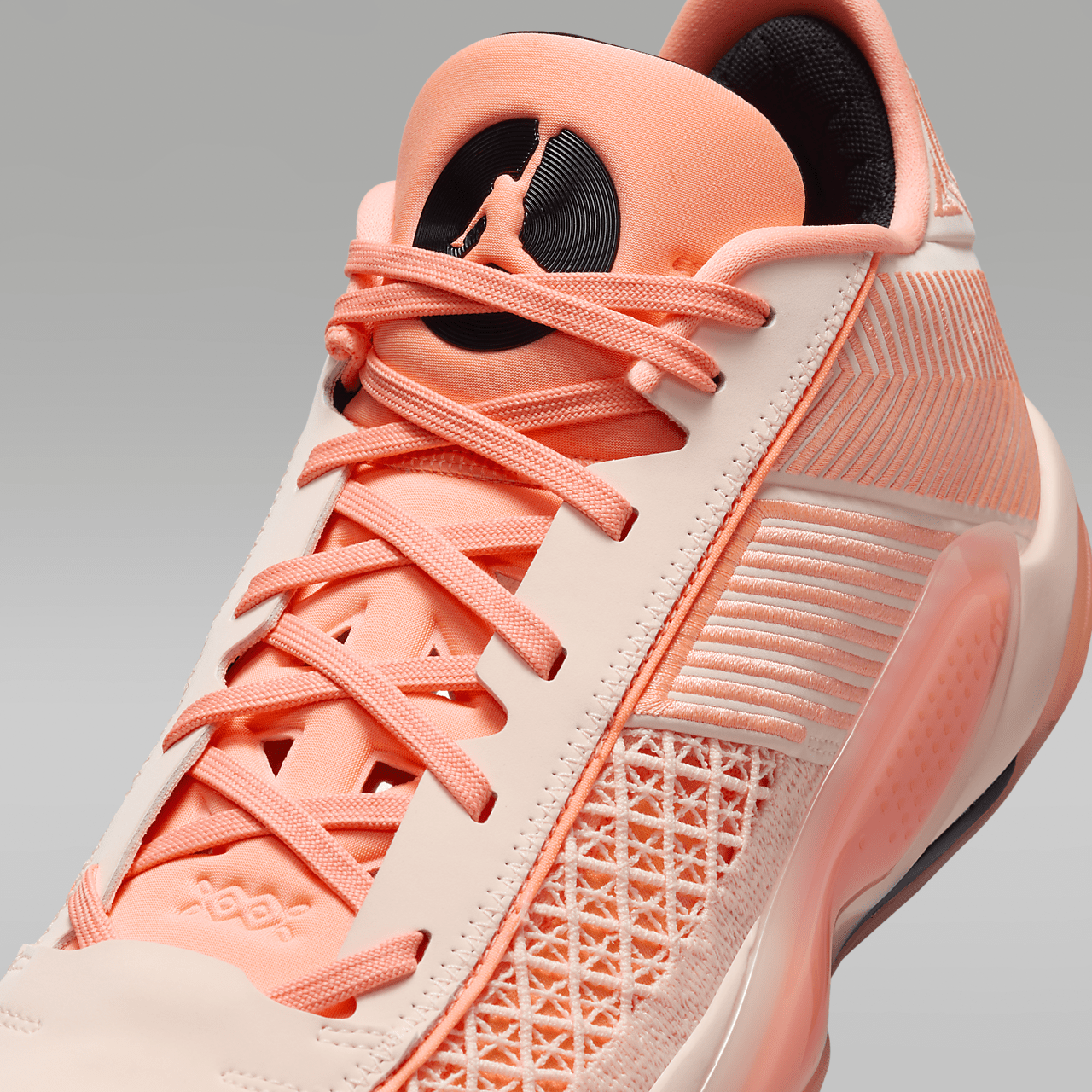 Nike Air Jordan sneaker Crimson Tint/Orange Pulse/Zwart