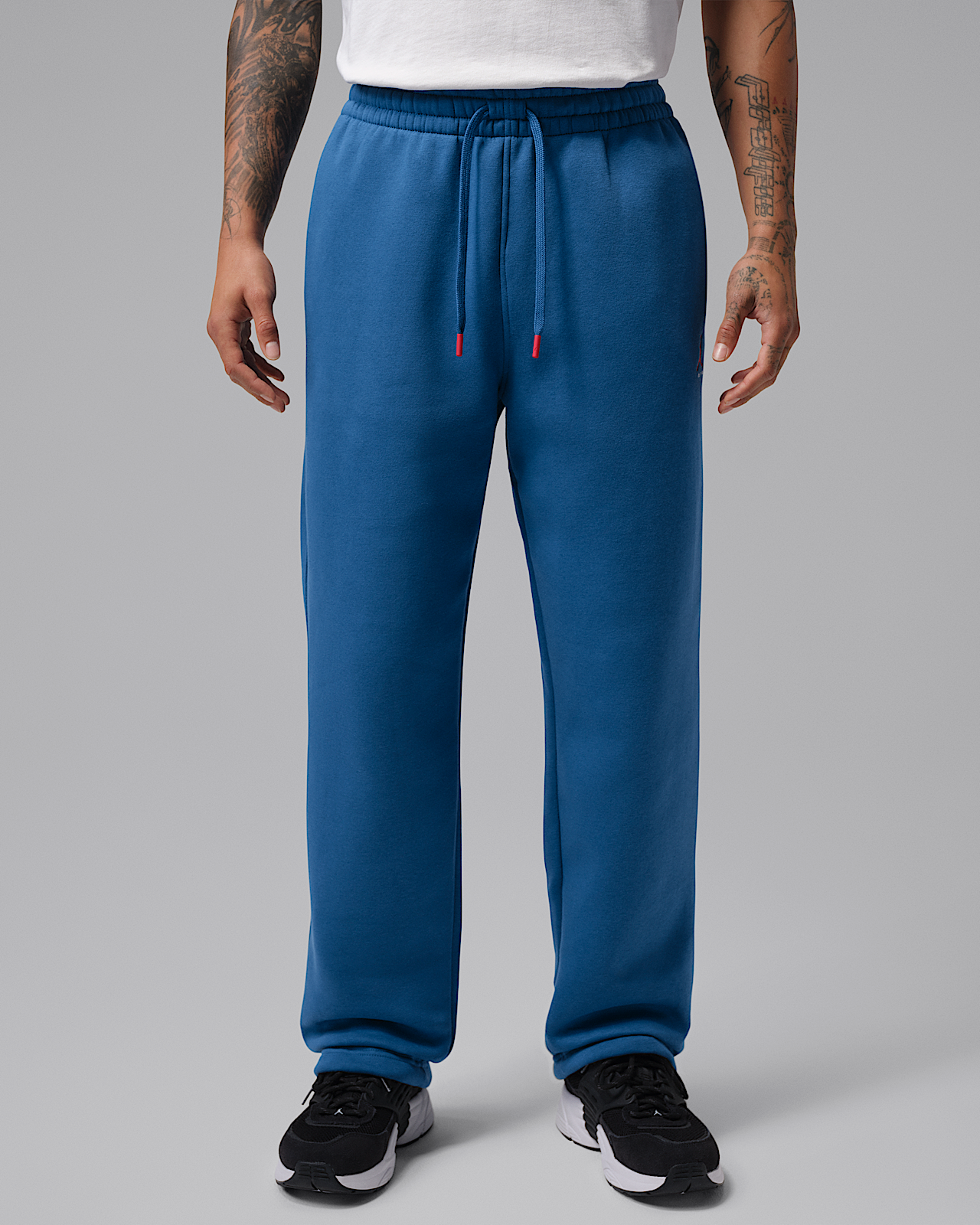Мужские  Jordan Brooklyn Statement Fleece Open-Hem Pants
