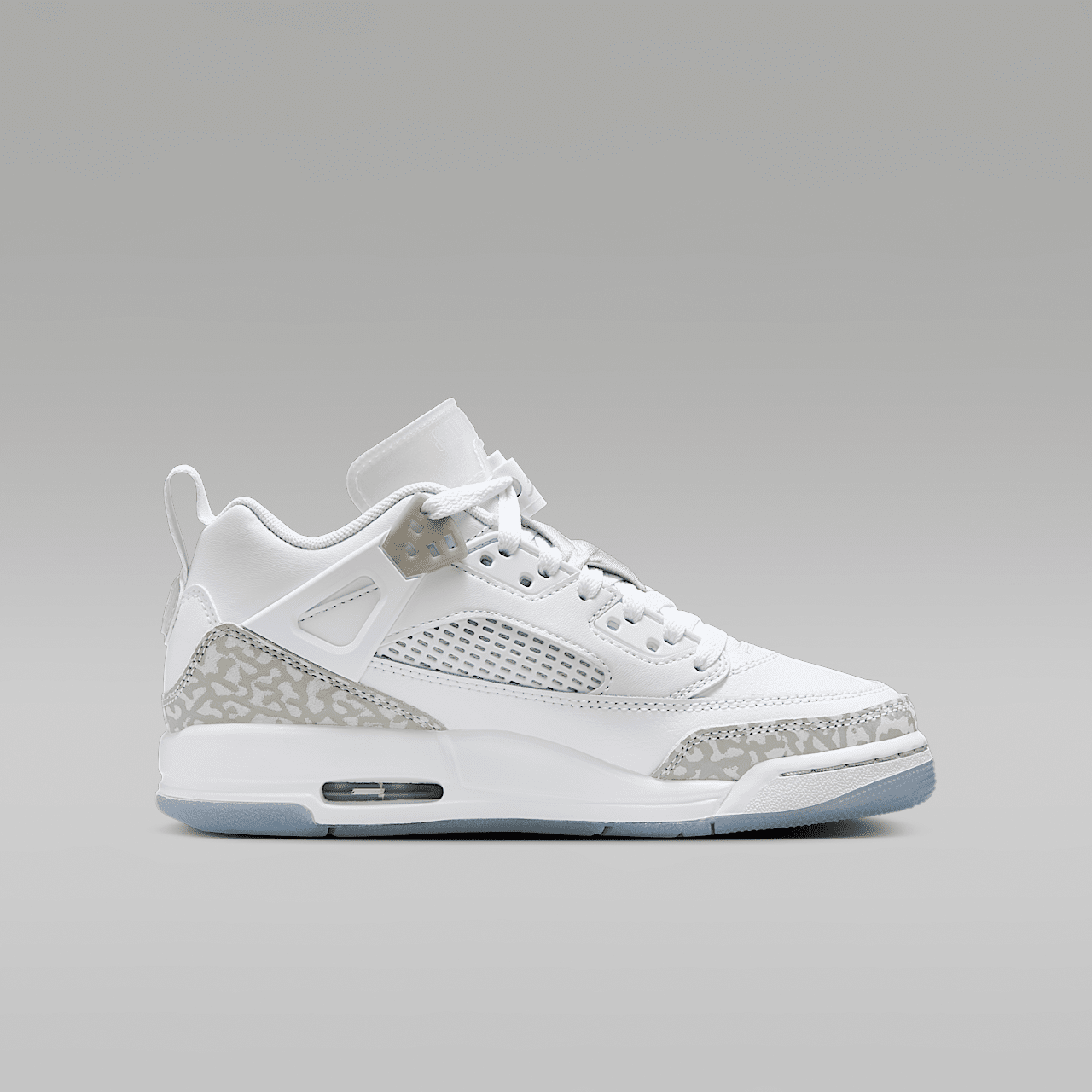 Nike Jordan Spizike Low sneaker Wit/Metallic Silver/Barely Blue/Neutral Grey