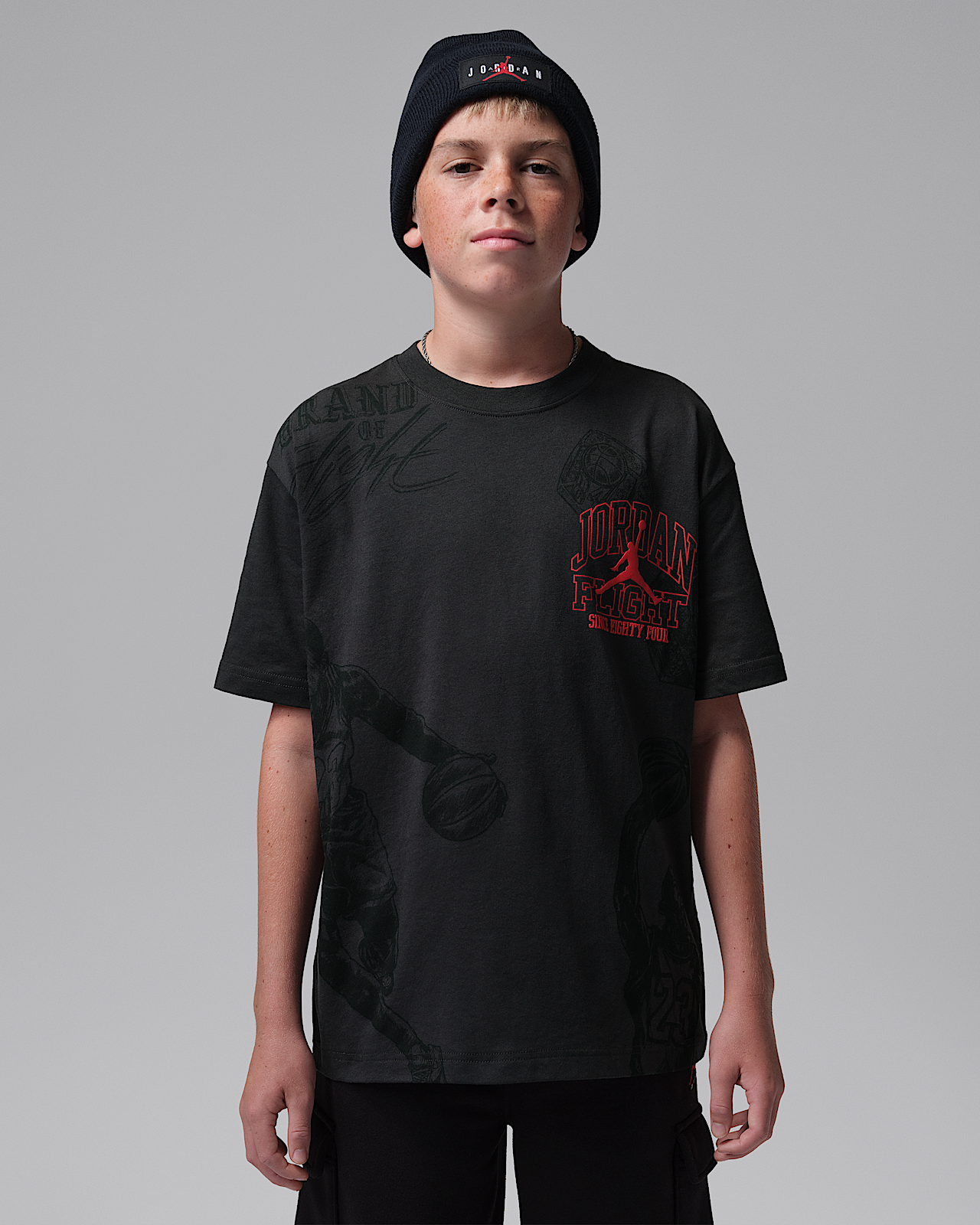 Детская футболка Jordan Big Kids' Fireside Graphic