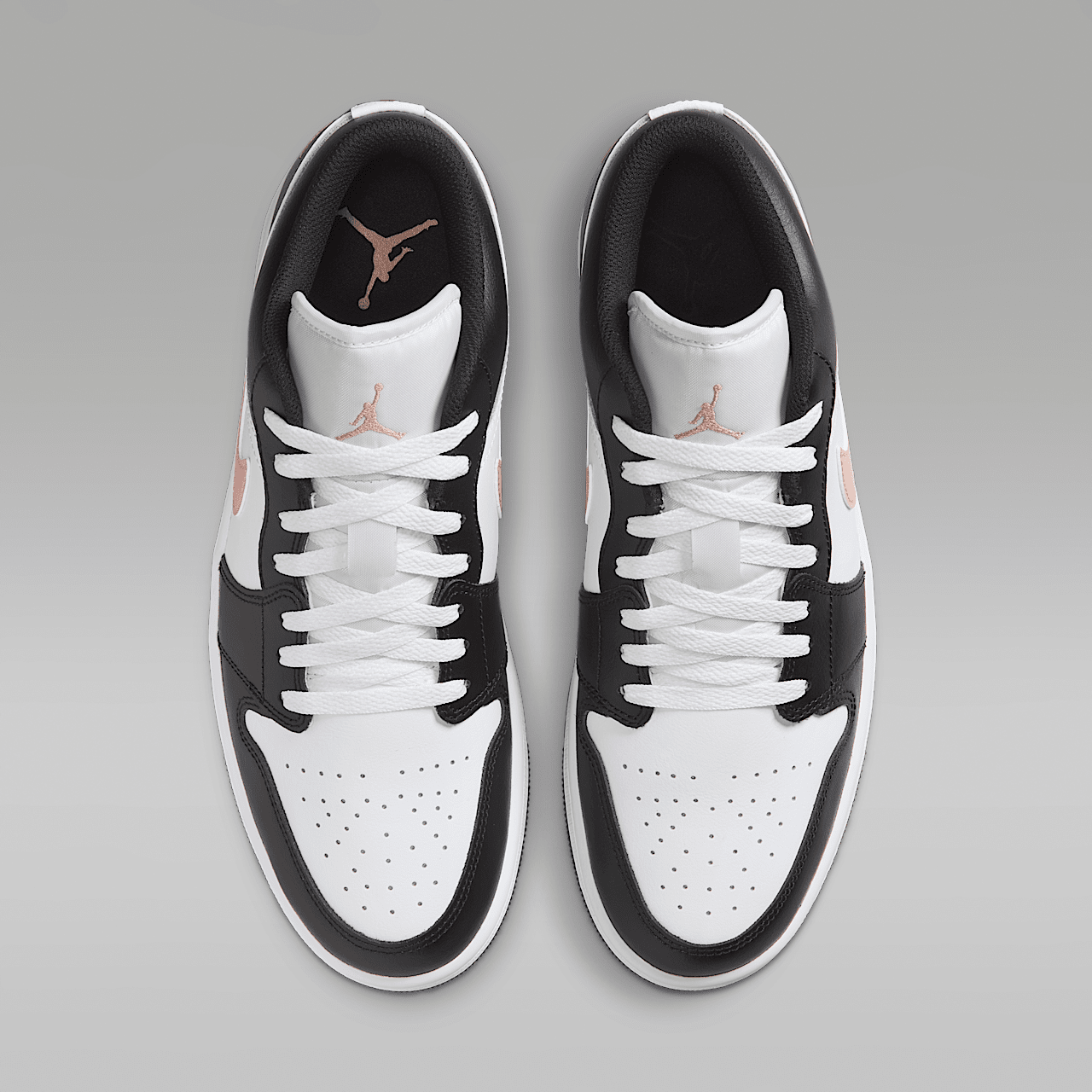 Nike Air Jordan 1 Low sneaker Wit/Zwart/Rust Pink