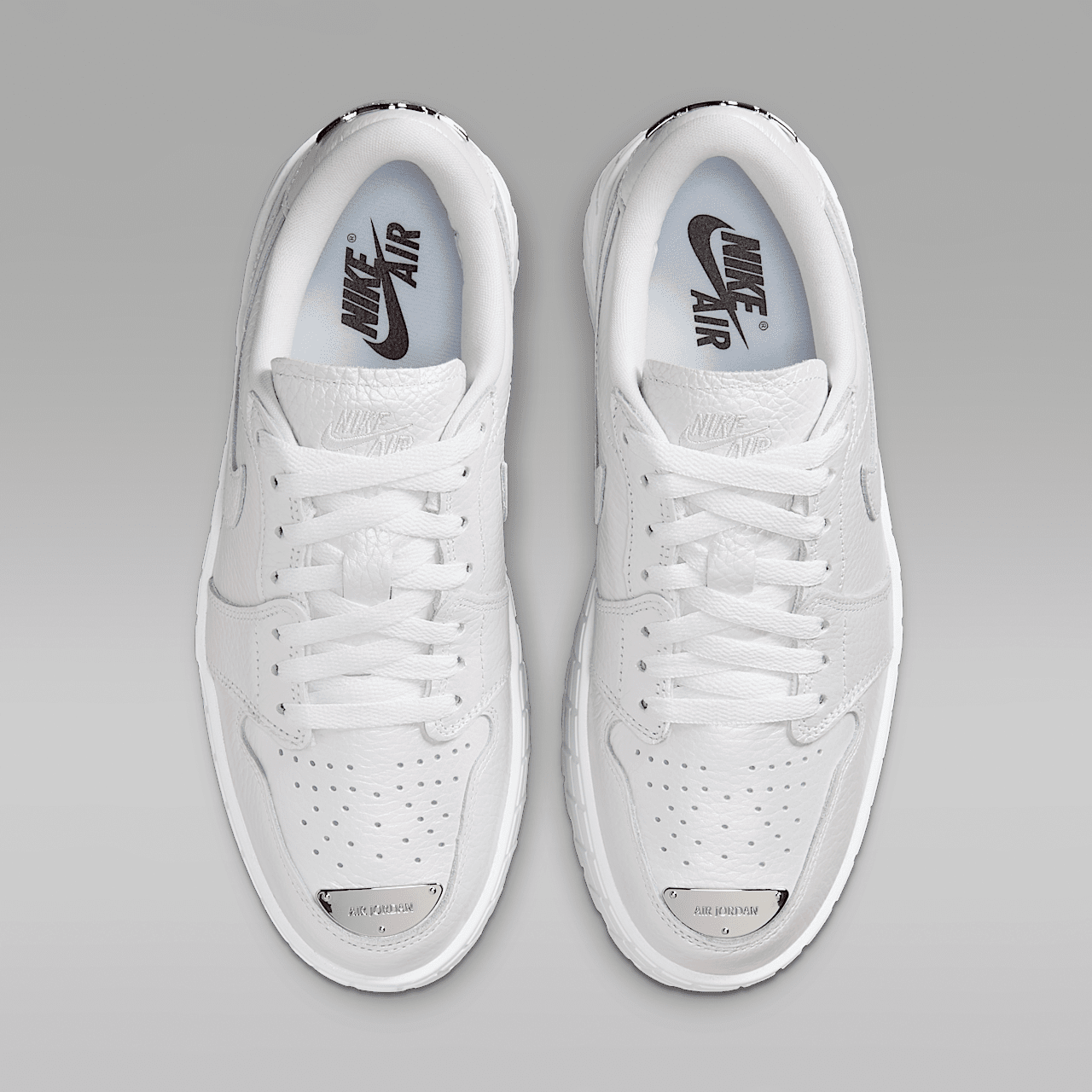 Nike Air Jordan 1 sneaker Wit/Metallic Silver