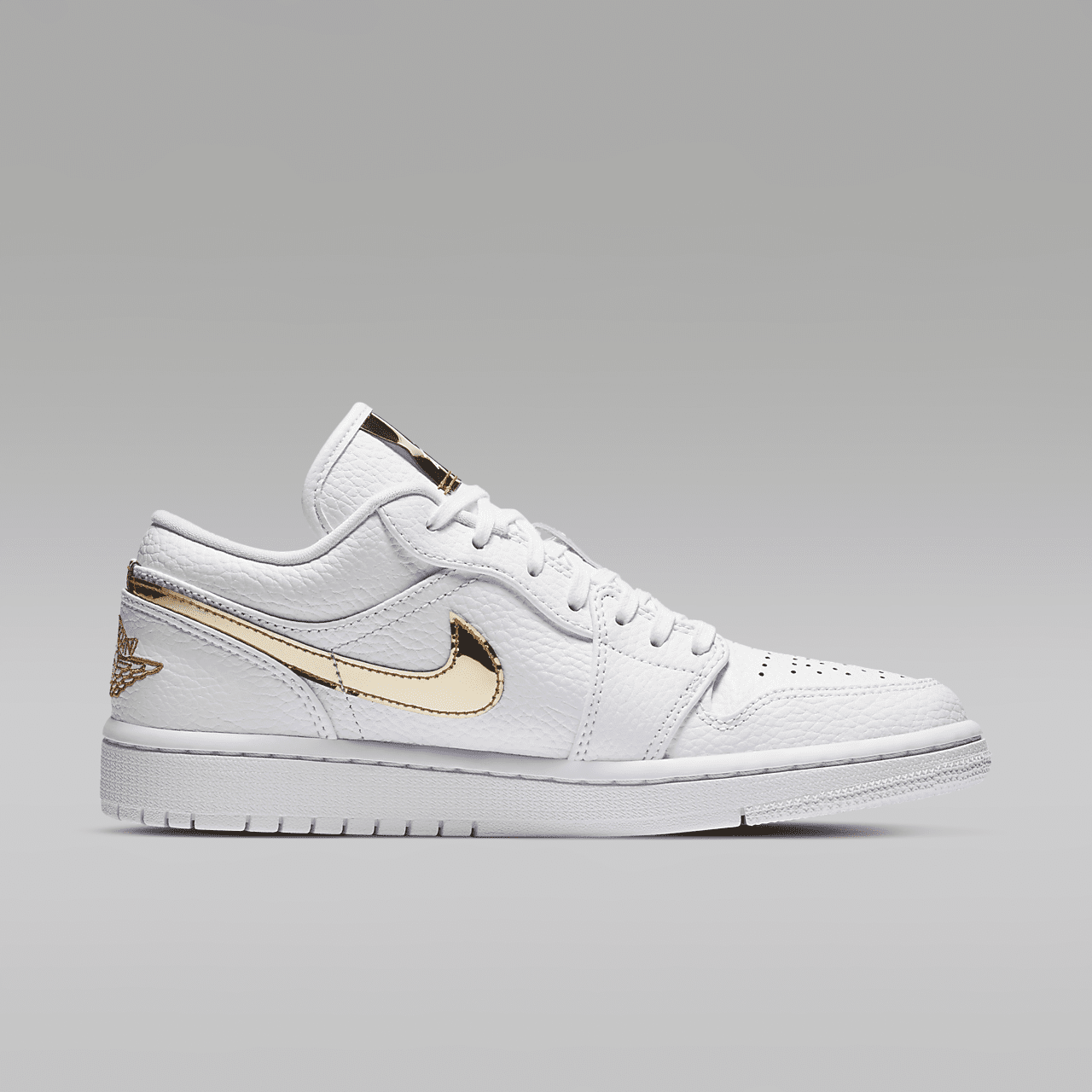 Nike Air Jordan 1 Low sneaker Wit/Wit/Metallic Gold