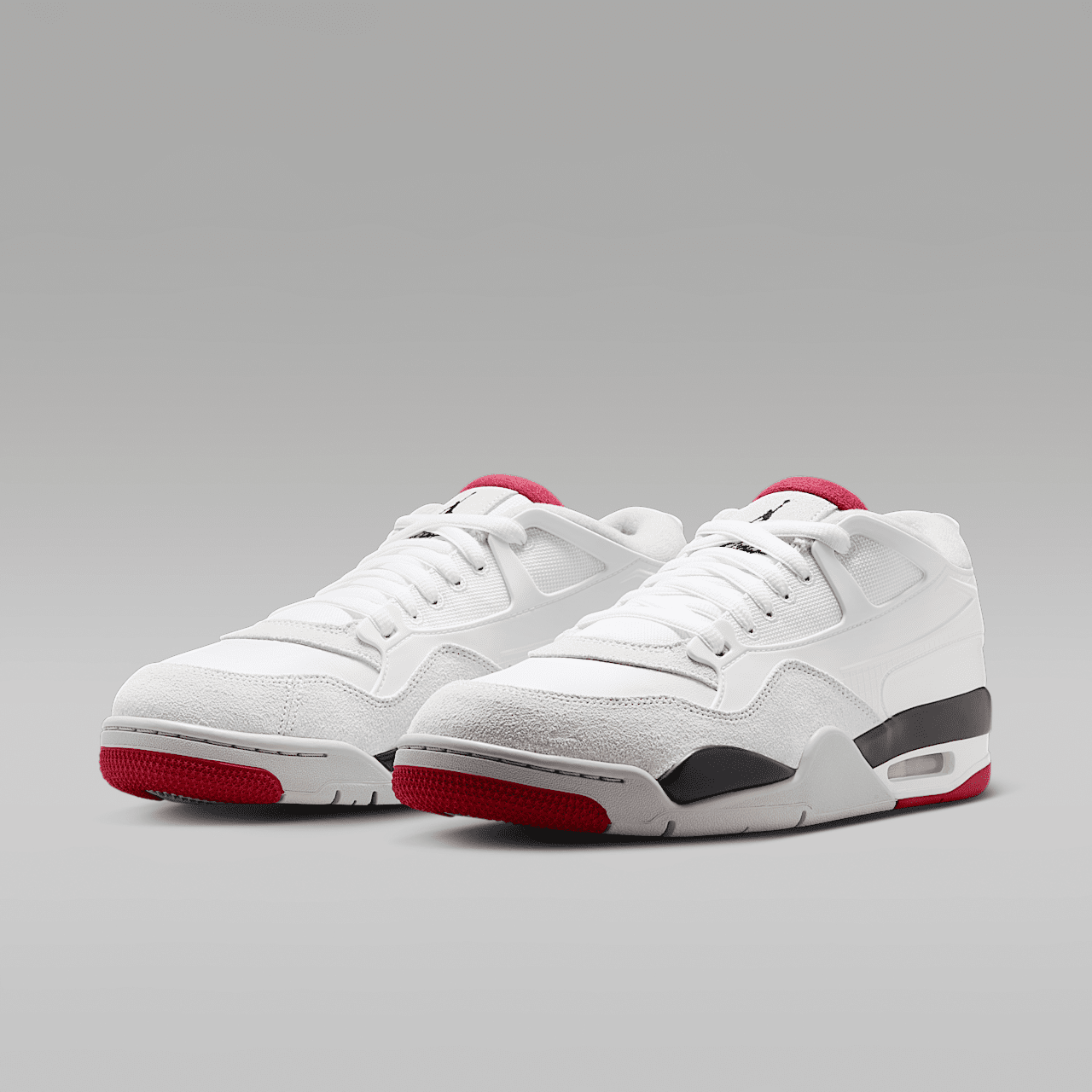 Nike Air Jordan 4 RM sneaker Wit/Zwart/Neutral Grey/Varsity Red