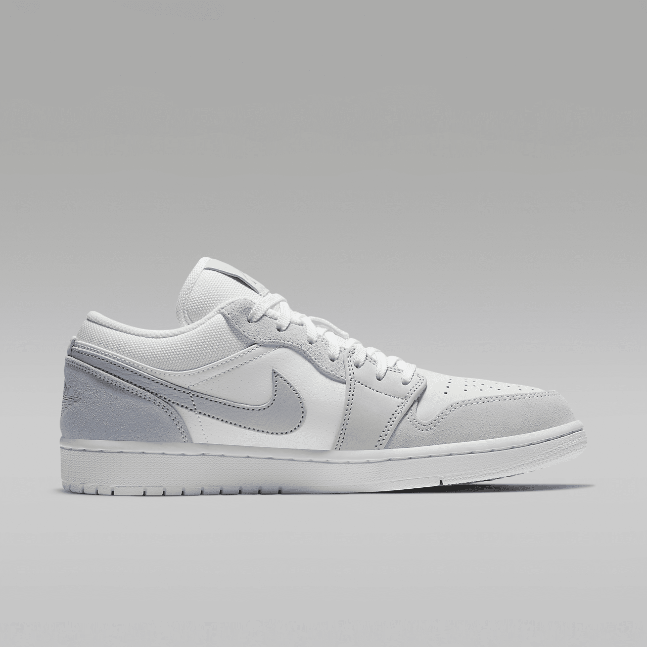 Nike Air Jordan 1 Low sneaker Wit/Football Grey/Summit White/Sky Grey