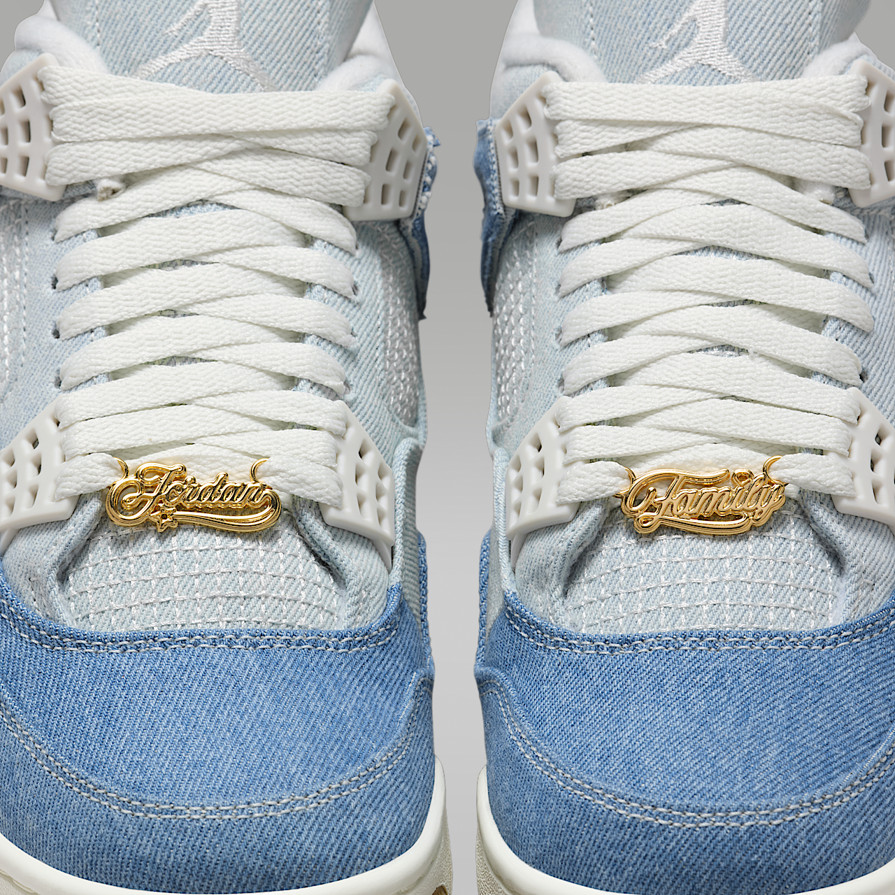 Nike Air Jordan sneaker Sail/Gum Light Brown/Worn Blue/Sail