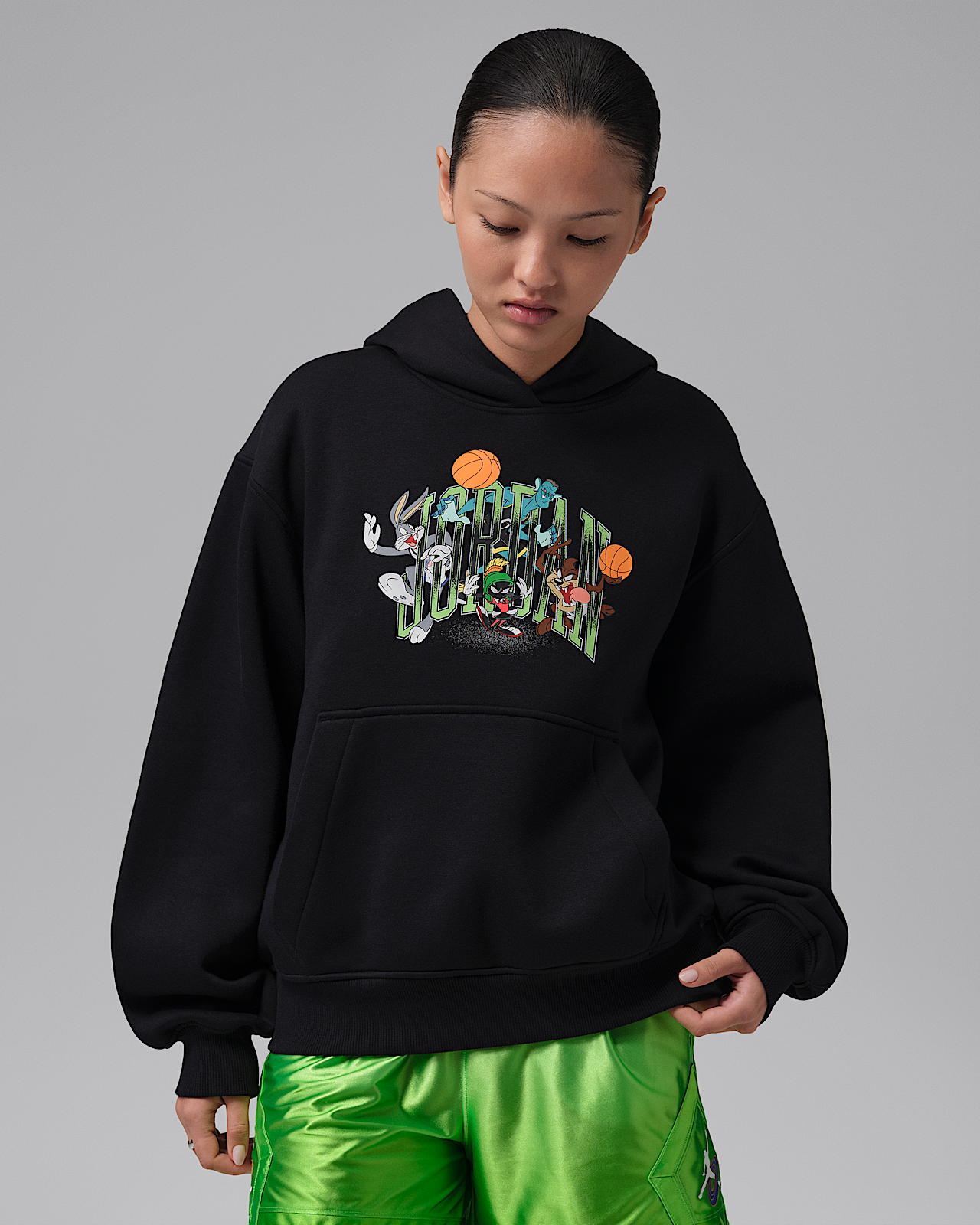 Женское худи Jordan Space Jam Fleece Pullover Hoodie