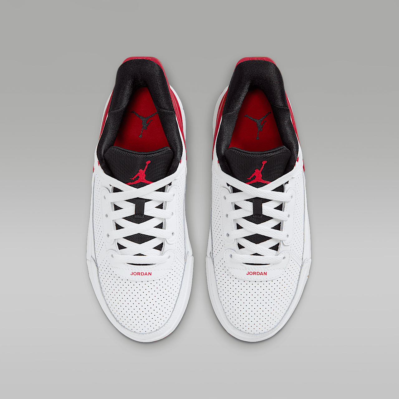 Nike  sneaker Wit/Zwart/Wolf Grey/University Red