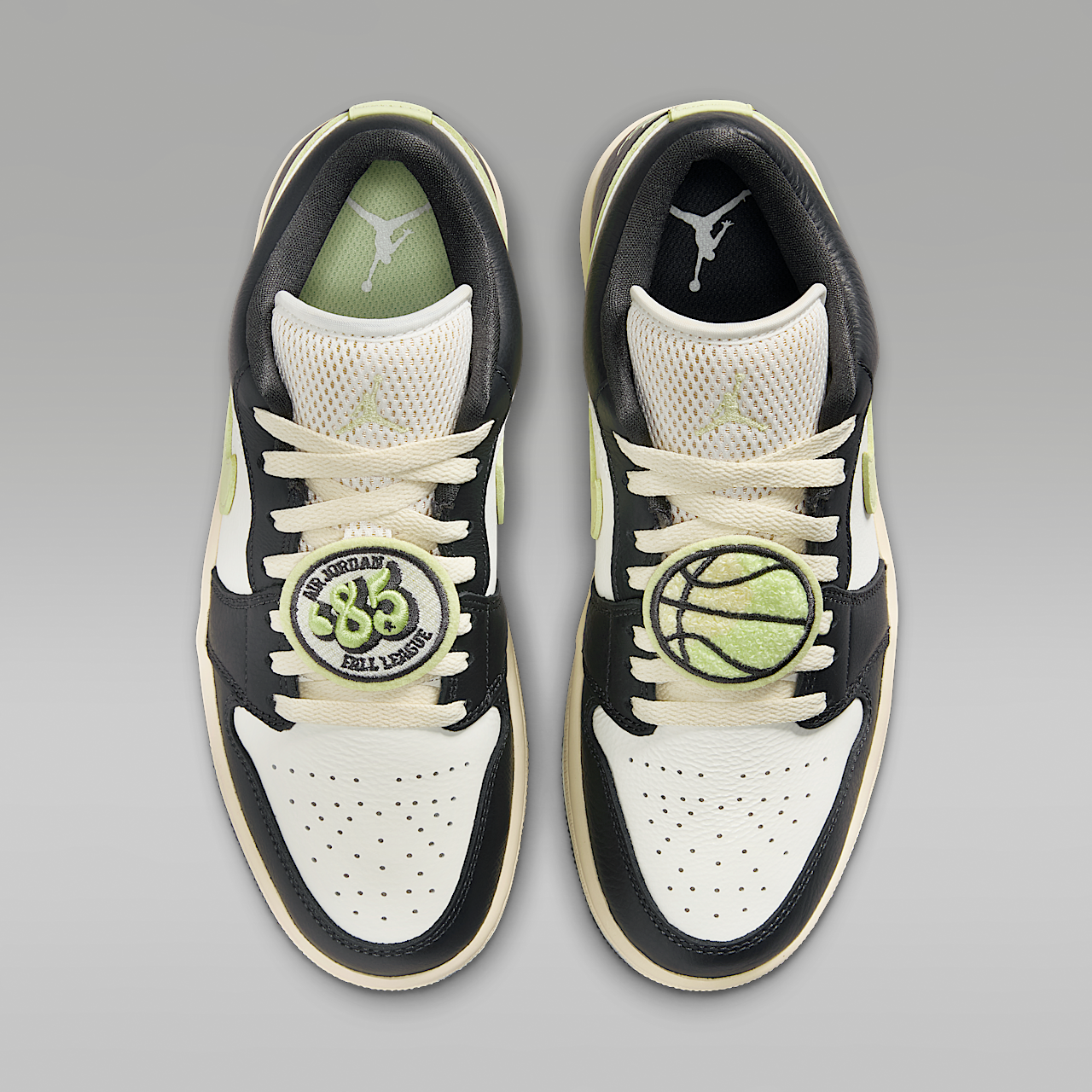 Nike Air Jordan sneaker Anthracite/Sail/Luminous Green