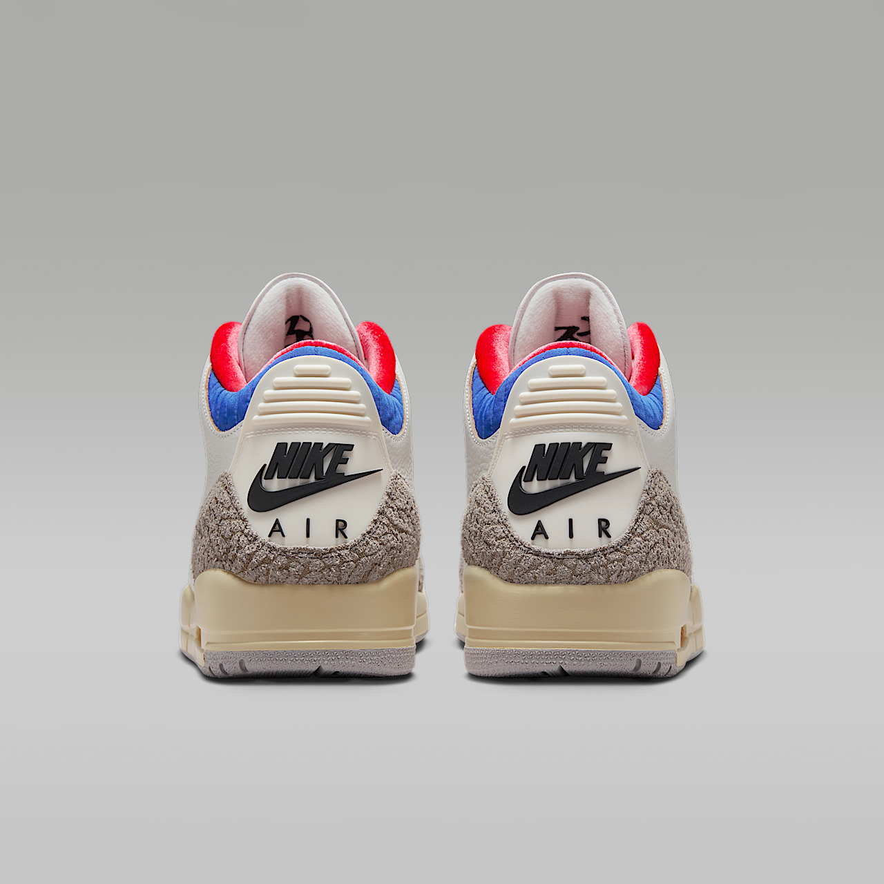 Nike Air Jordan sneaker Wit/Sport Royal/Challenge Red/Zwart