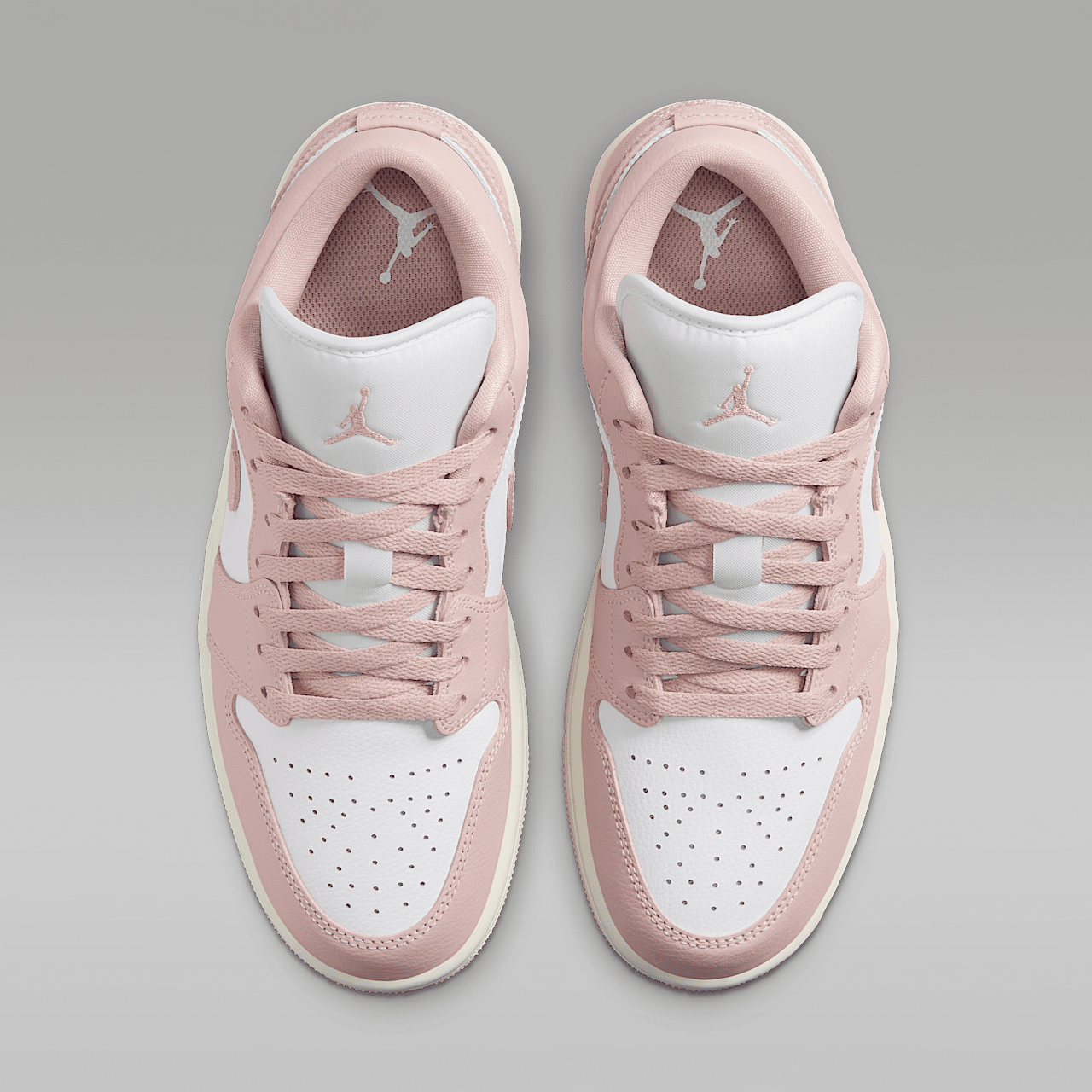 Nike Air Jordan 1 Low sneaker Wit/Sail/Pink Oxford