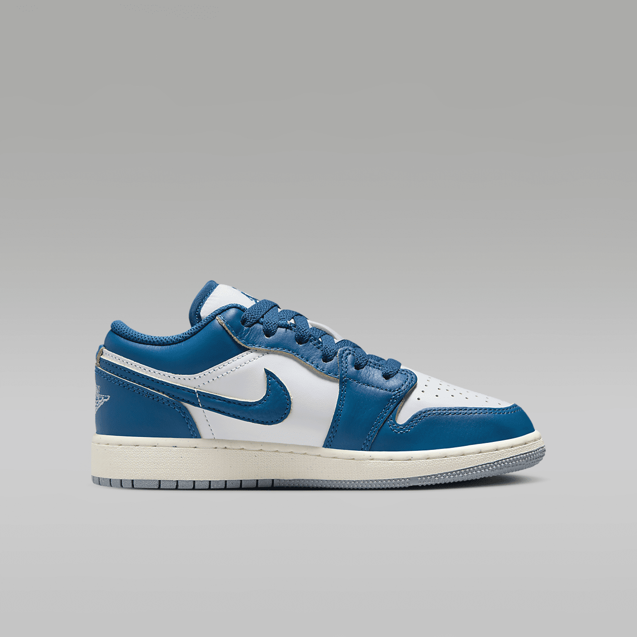 Nike Air Jordan 1 Low sneaker Wit/Blue Grey/Sail/Industrial Blue
