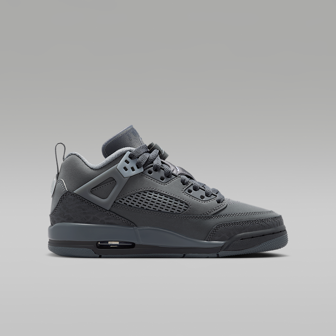 Nike Jordan Spizike Low sneaker Dark Grey/Zwart/Aura/Smoke Grey
