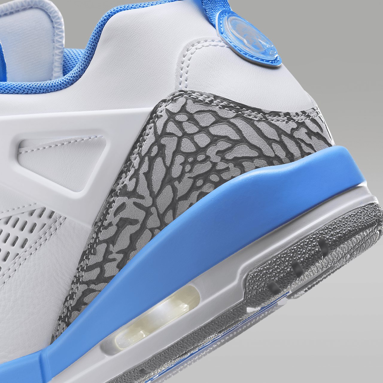 Nike Jordan Spizike Low sneaker Wit/Wolf Grey/Anthracite/University Blue