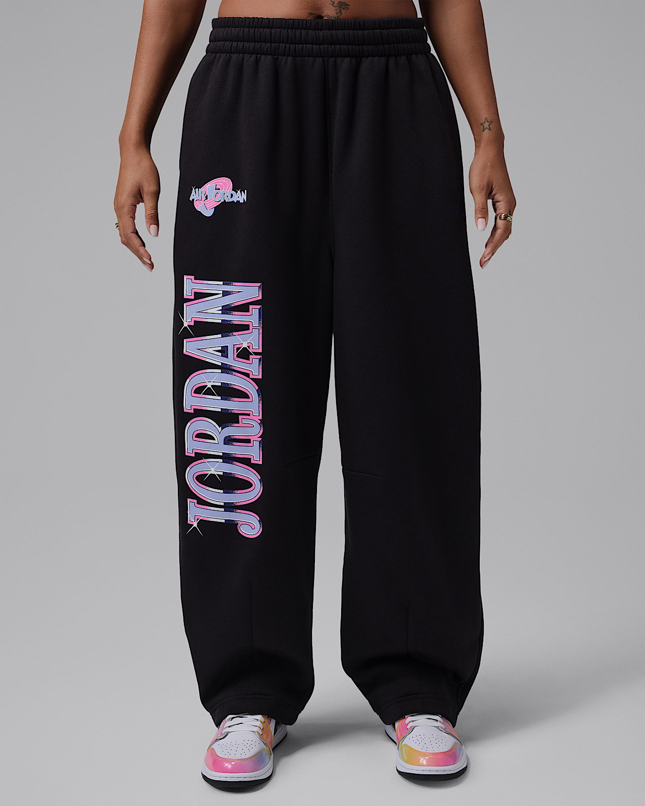 Женские  Jordan Brooklyn Space Jam Fleece Pants