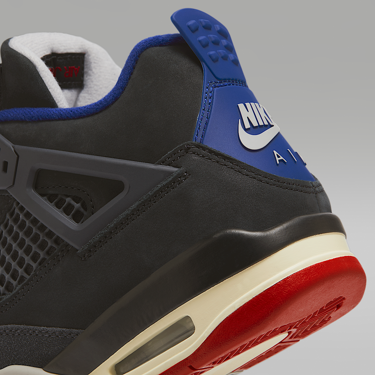 Nike Air Jordan sneaker Zwart/Deep Royal Blue/Dark Smoke Grey/Fire Red