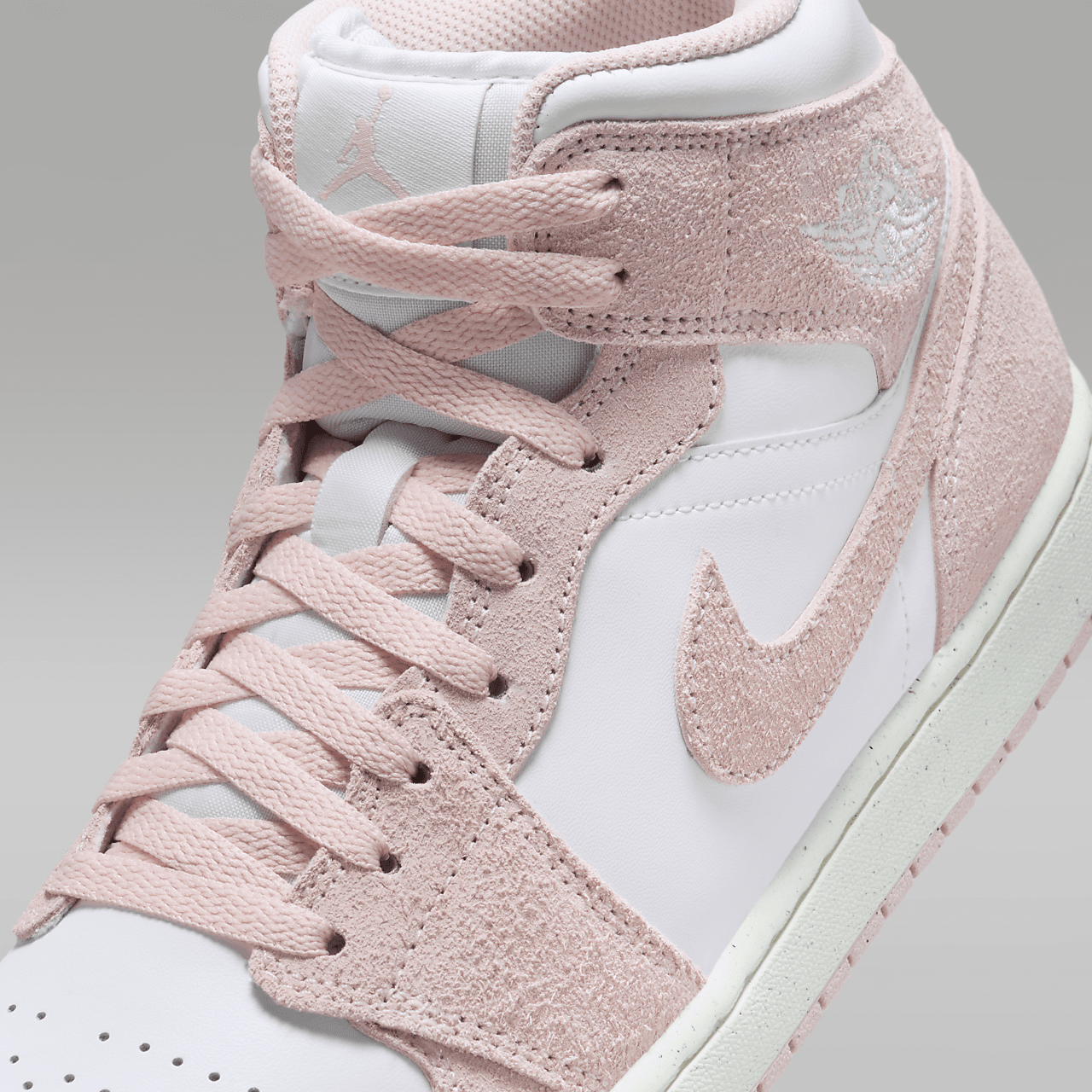 Nike Air Jordan 1 Mid sneaker Wit/Sail/Legend Pink